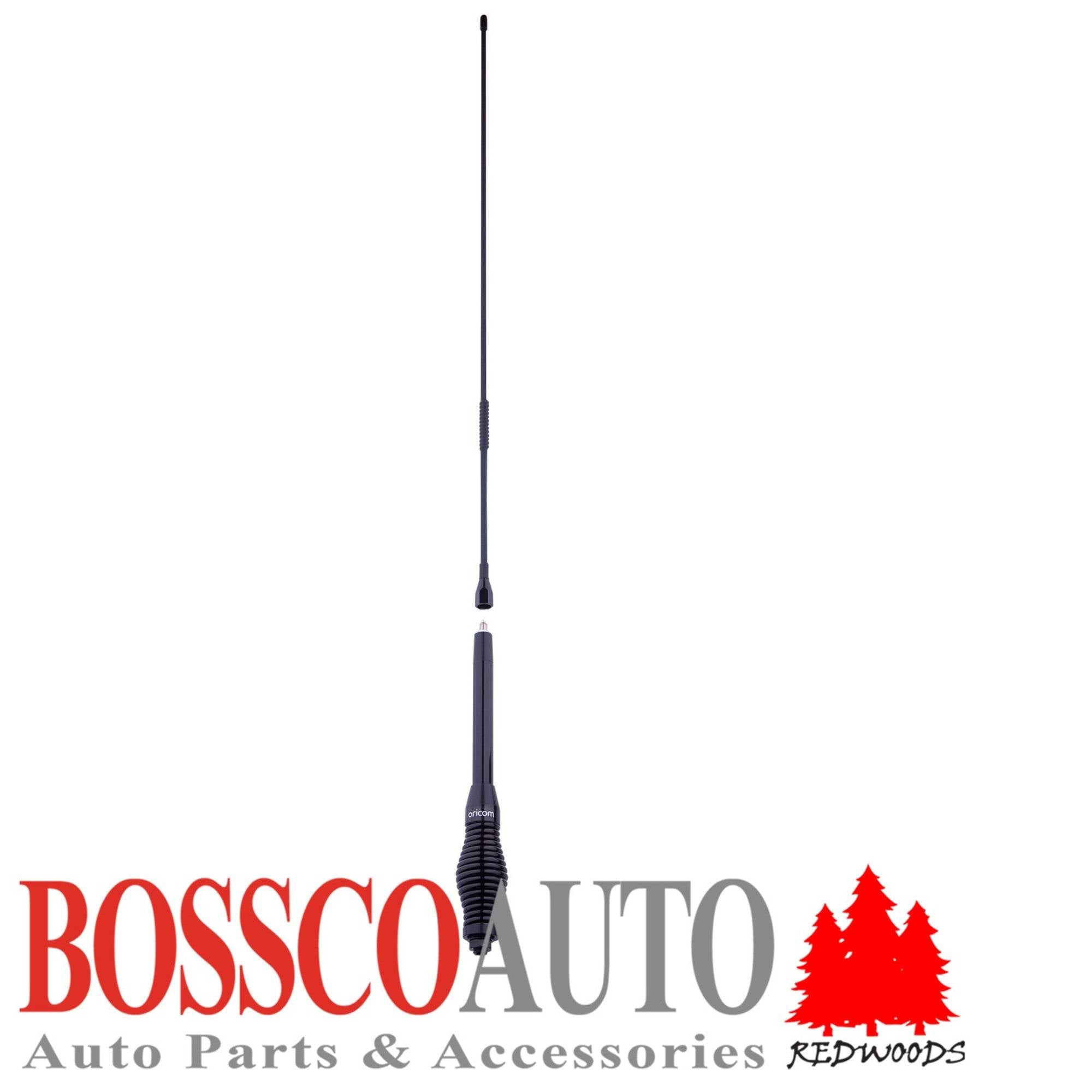 ORICOM ANU230 6.5DBI UHF CB UHF Radio Antenna 962mm Full Black Suits UNIDEN GME