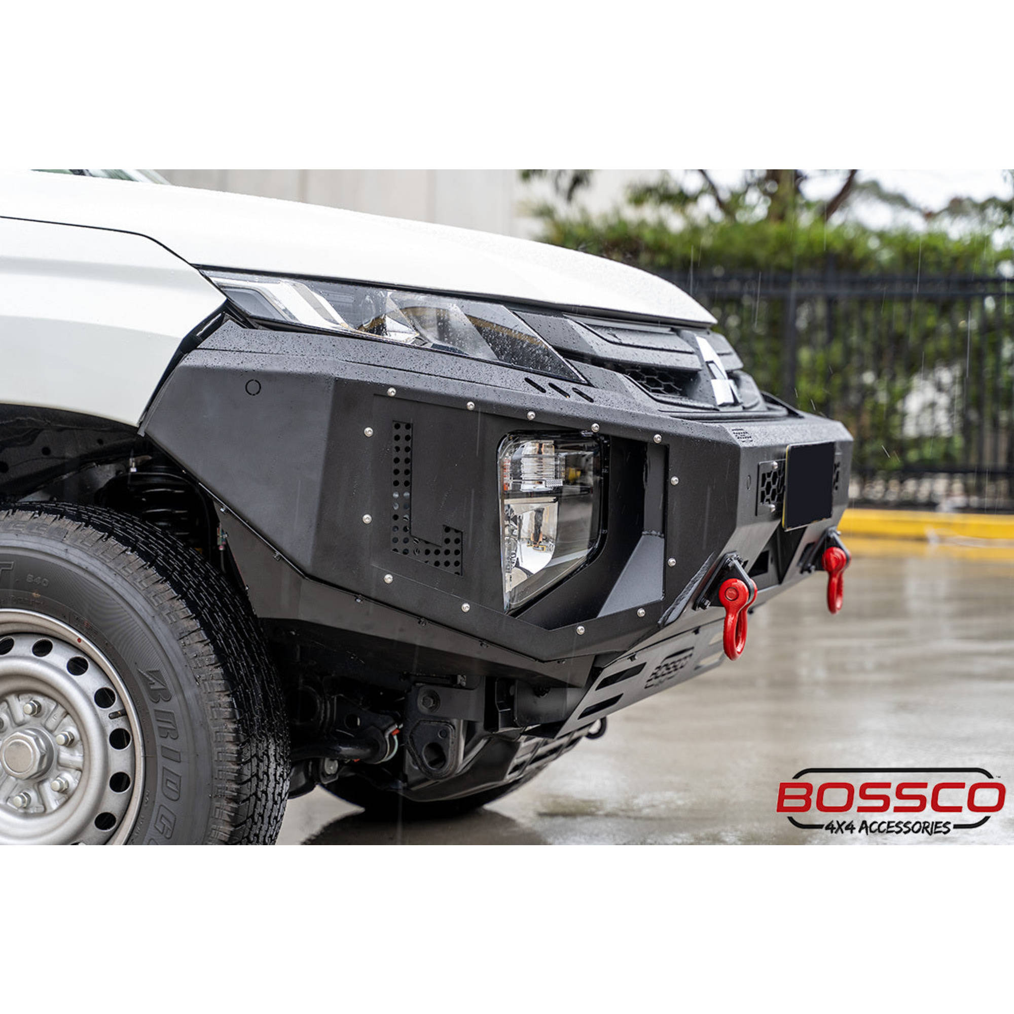 MONSTER No Loop Full Bumper Replacement  Bullbar Suitable For Mitsubishi Triton 2019-2023 UPDATED
