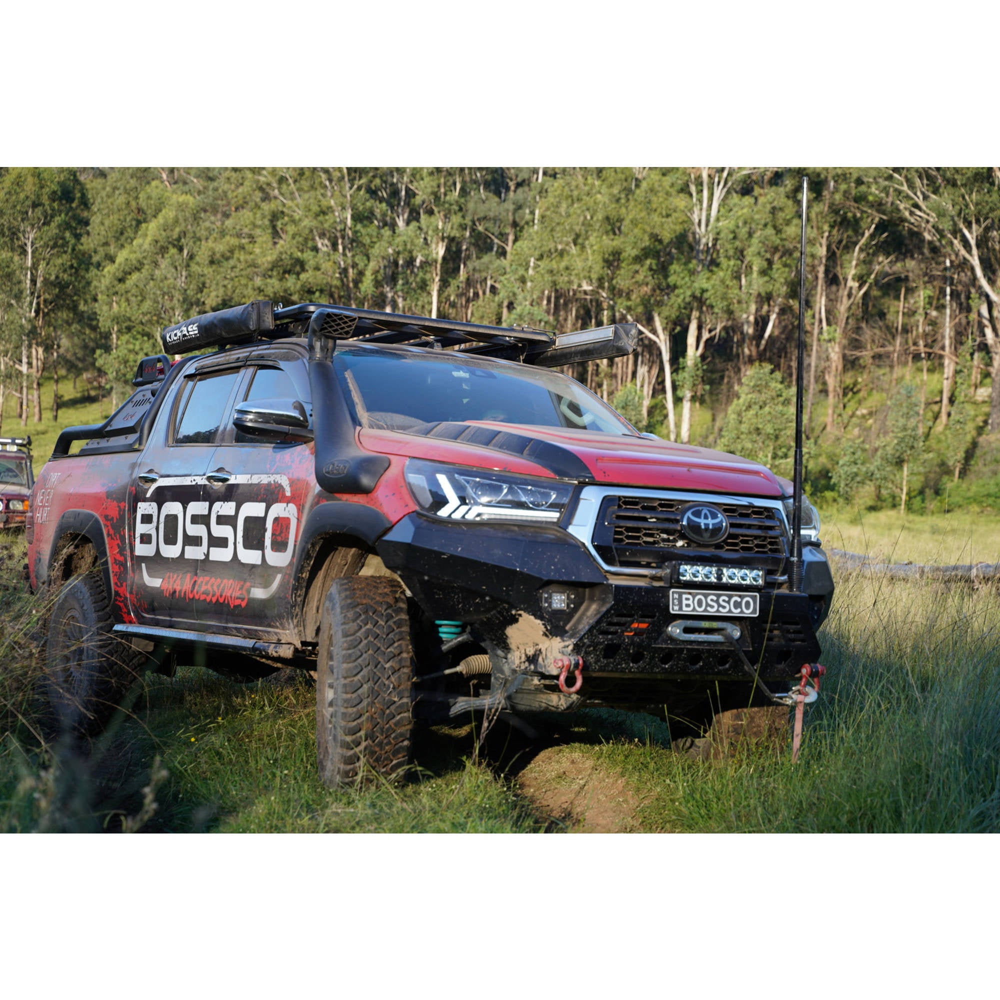 Full Bumper Replacement Steel Bull Bar Bullbar Suitable For Toyota Hilux 2018-2020