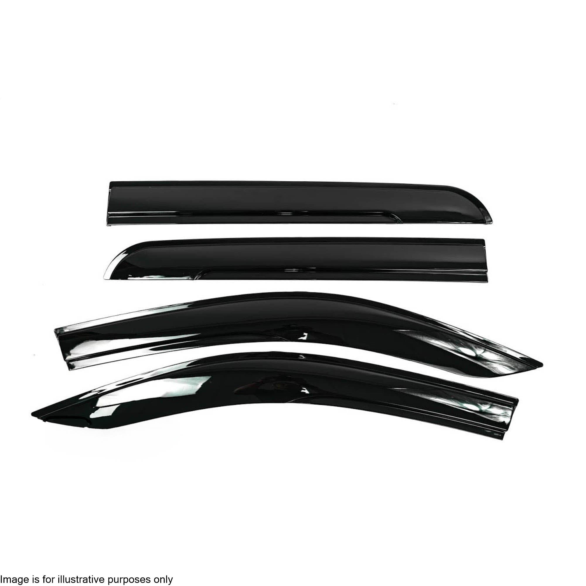 Premium Weather Shields suitable for Toyota Hilux SR5 Rogue Rugged X 2005-2024
