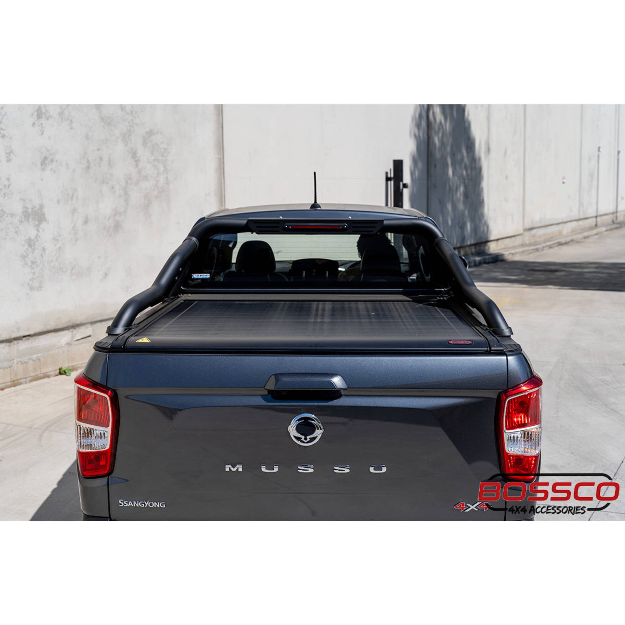 Black Steel Extended Sports Bar Suitable With BA Roller Shutters