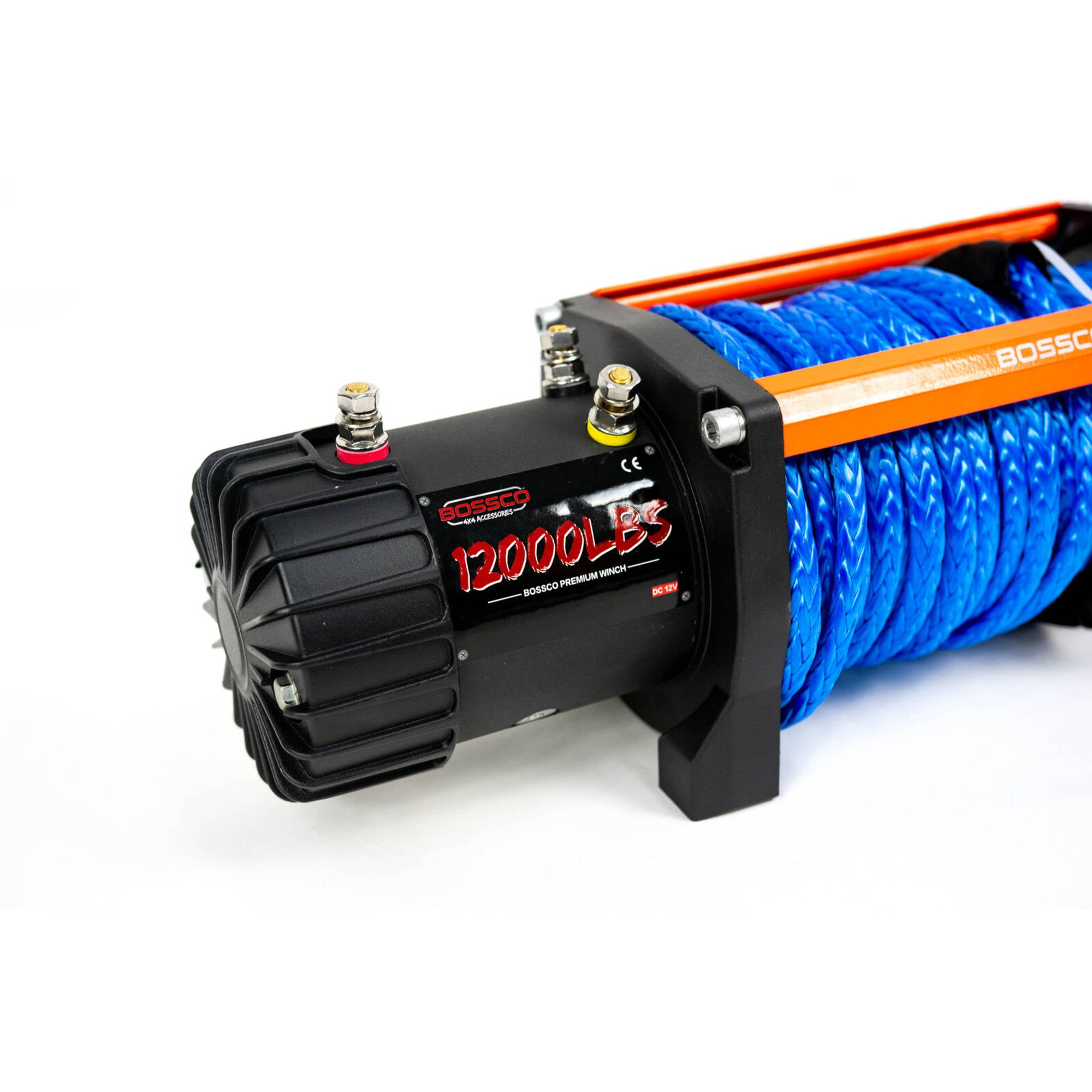 BA 12000lb Premium Electric Winch 12V Synthetic Rope 26M Wireless Remote 4WD 4x4