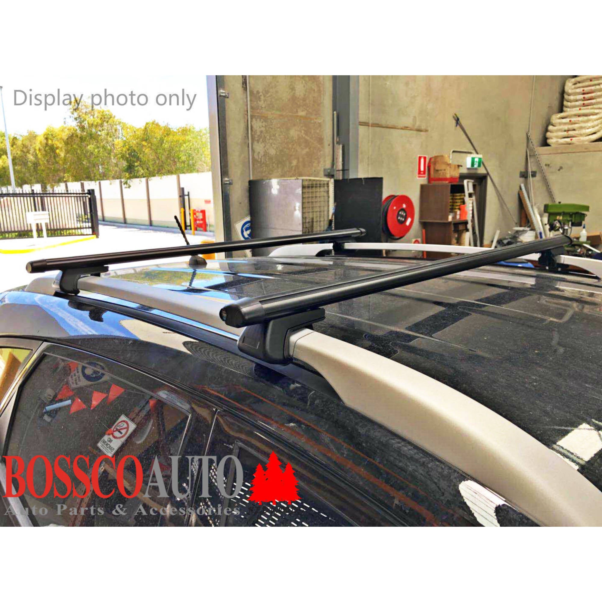 Black Universal 48" Claw-Style Roof Racks Suitable with Roof Rails