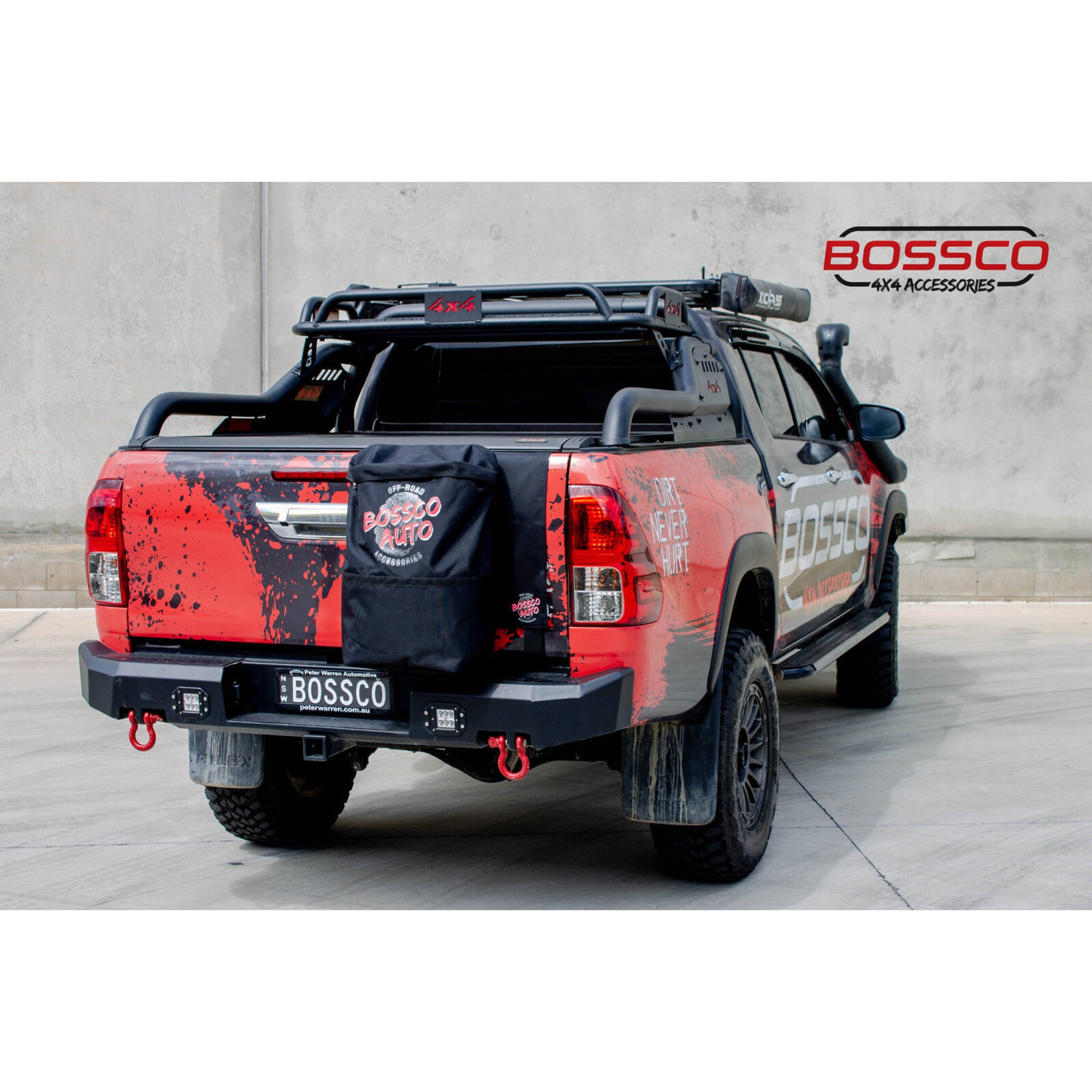 Bossco Auto Dirty Gear Sack With Ute Tailgate Protection Mat