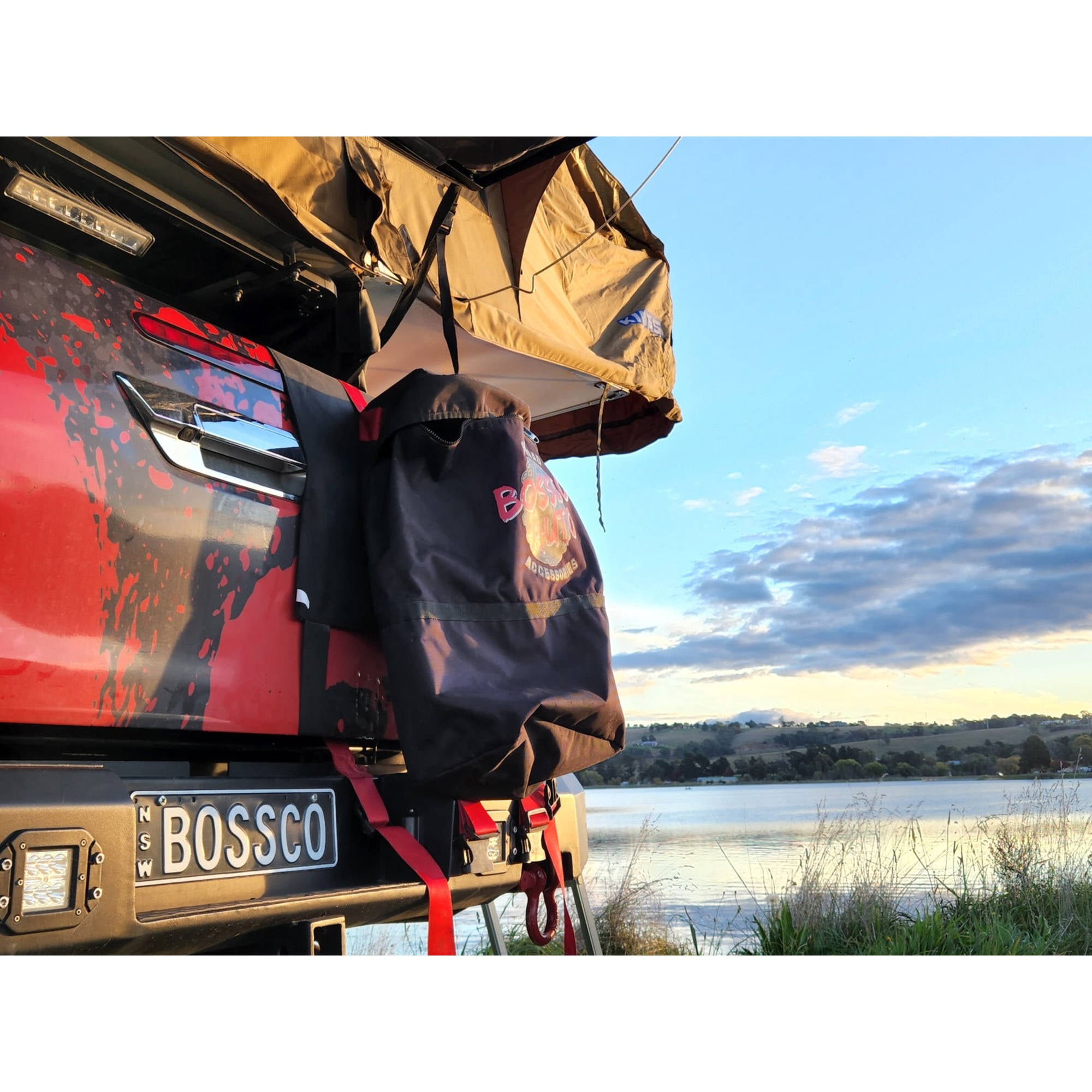 Bossco Auto Dirty Gear Sack With Ute Tailgate Protection Mat