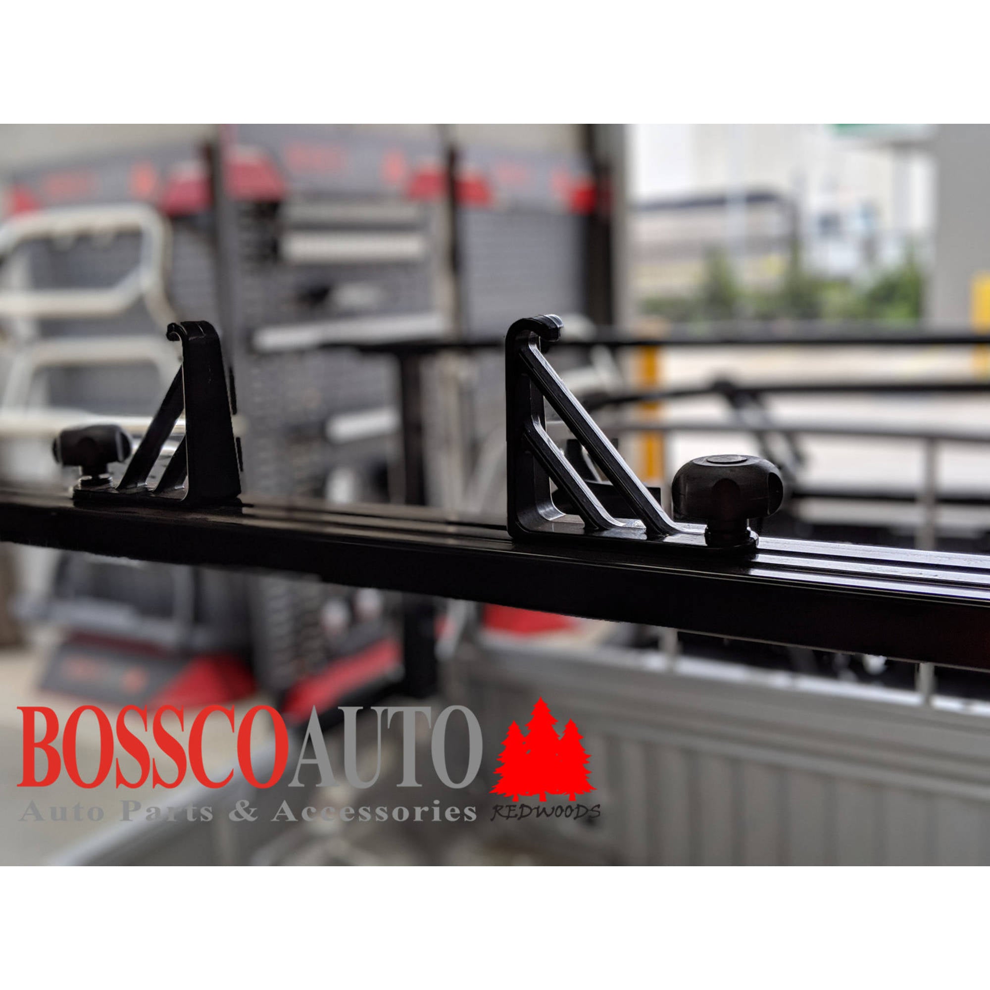 Aluminium Black Ladder Rack For Ute Tub Multi-Height (Pair). FREE INSTALLATION FOR FIRST CUSTOMER!