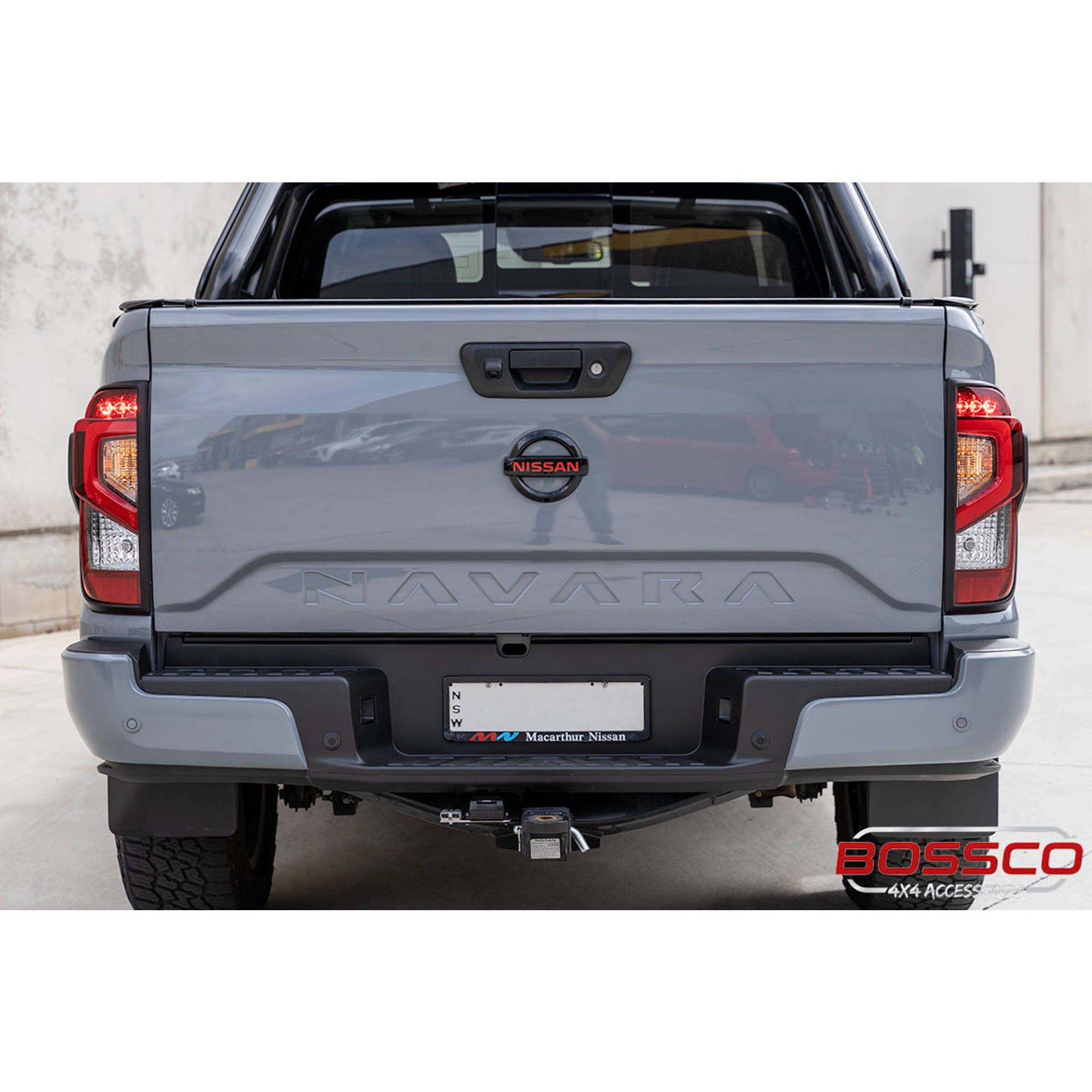 Rear Black Taillight Tail Light Trim Covers Suitable For Nissan Navara NP300 Facelift 2021-2025