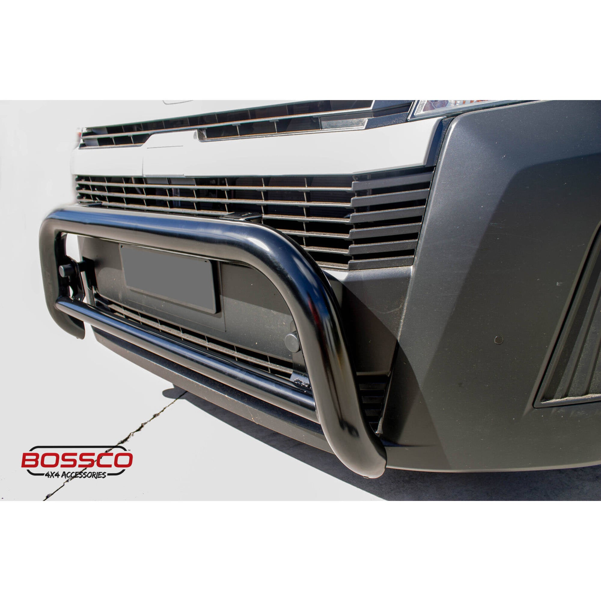 Black Nudge Bar Suitable For Toyota Hiace SLWB 2019-2025