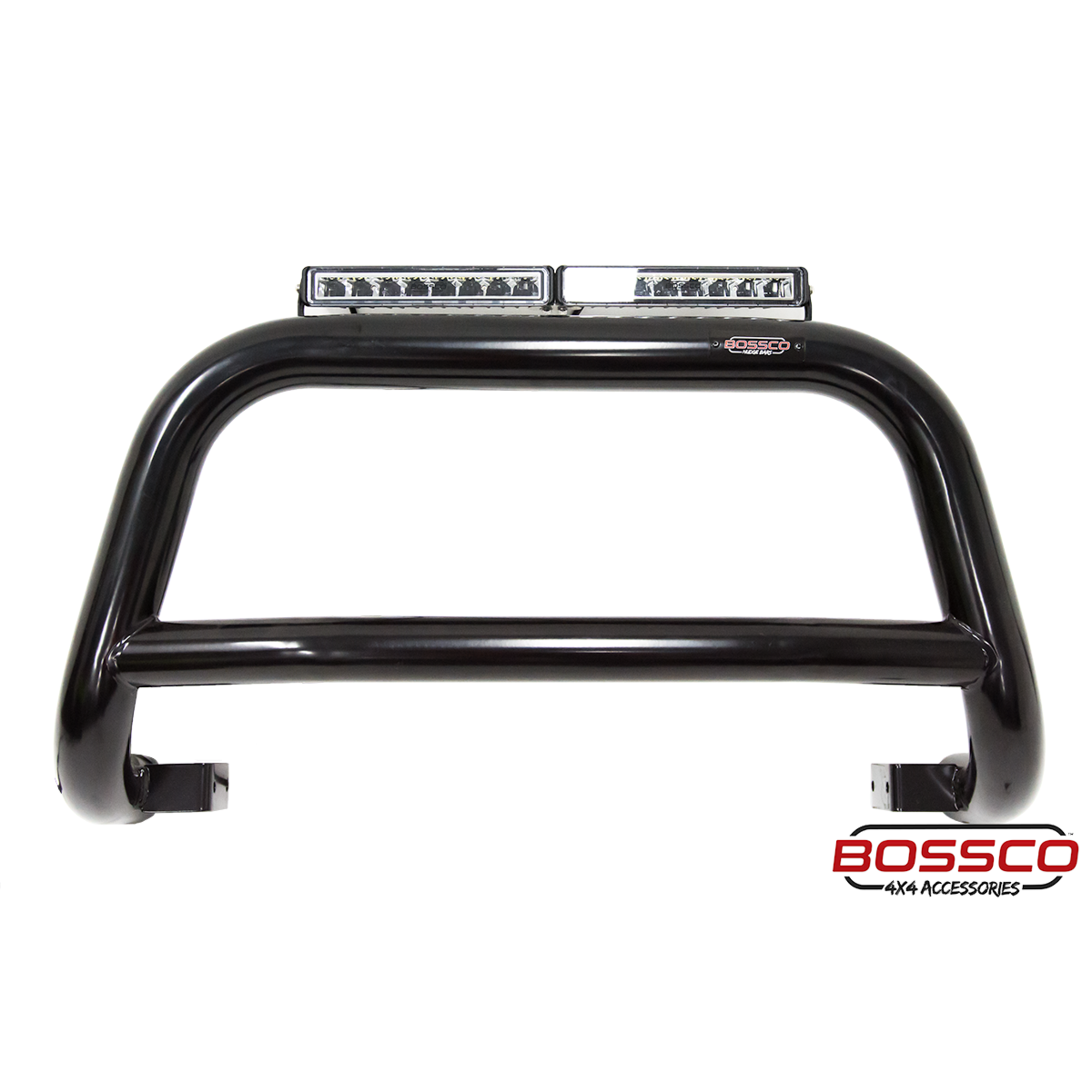 BLACK Nudge Bar suitable for Holden Colorado 7 2012-2020 w/ 20" Modular Single Row LED Light Bar