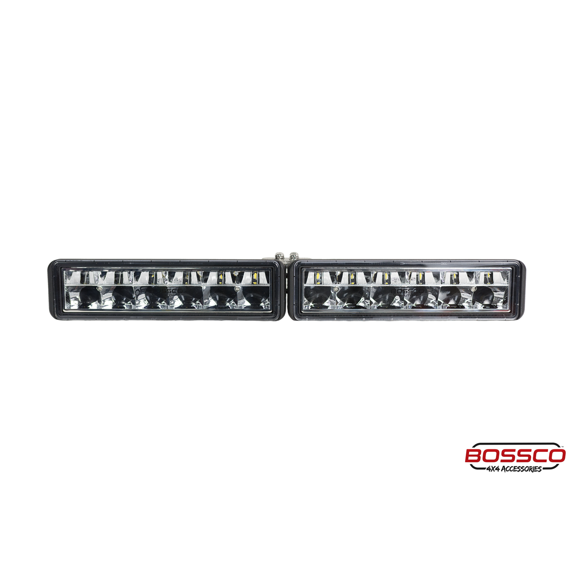2x Modular 10" Double Row LED Light Bars w/ Wiring Harness | 5560 Lumens Each | Fitted with Osram LEDs