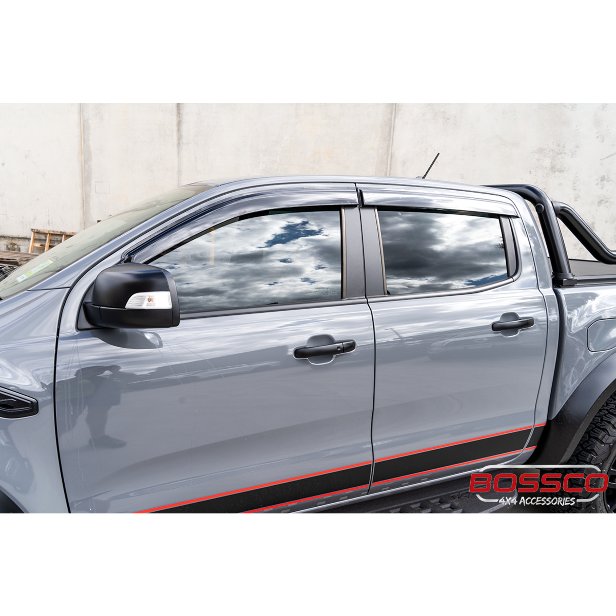 Ford Raptor Front Visor Tinted Weather shield Window Visors suitable for Ford Raptor 2018-2022 ...