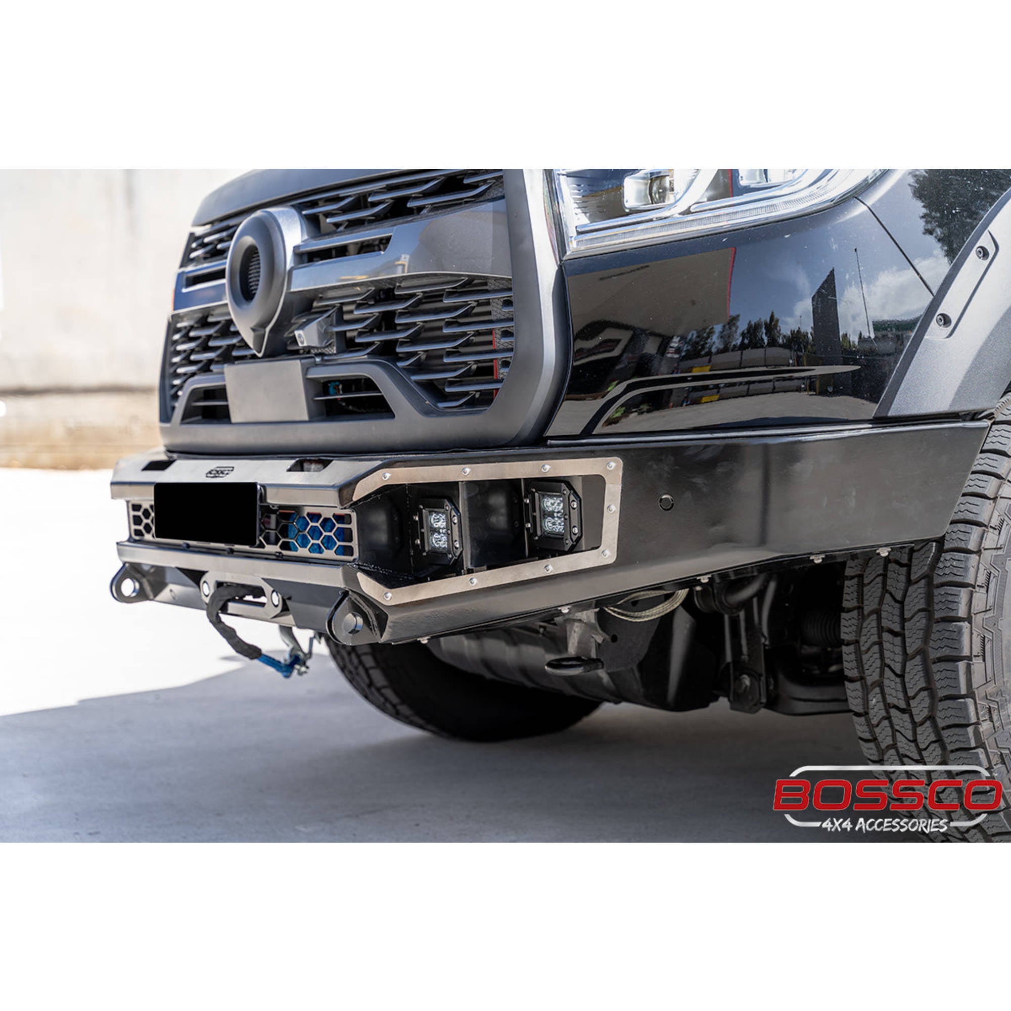 Monster No Loop Full Bumper Replacement Bullbar Suitable For GWM Great Wall Cannon NPW 2020-2025