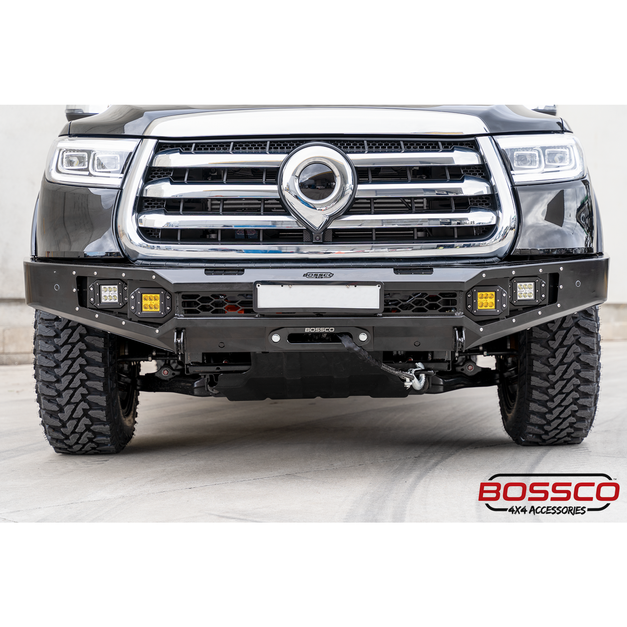 Monster No Loop Full Bumper Replacement Bullbar Suitable For GWM Great Wall Cannon NPW 2020-2025