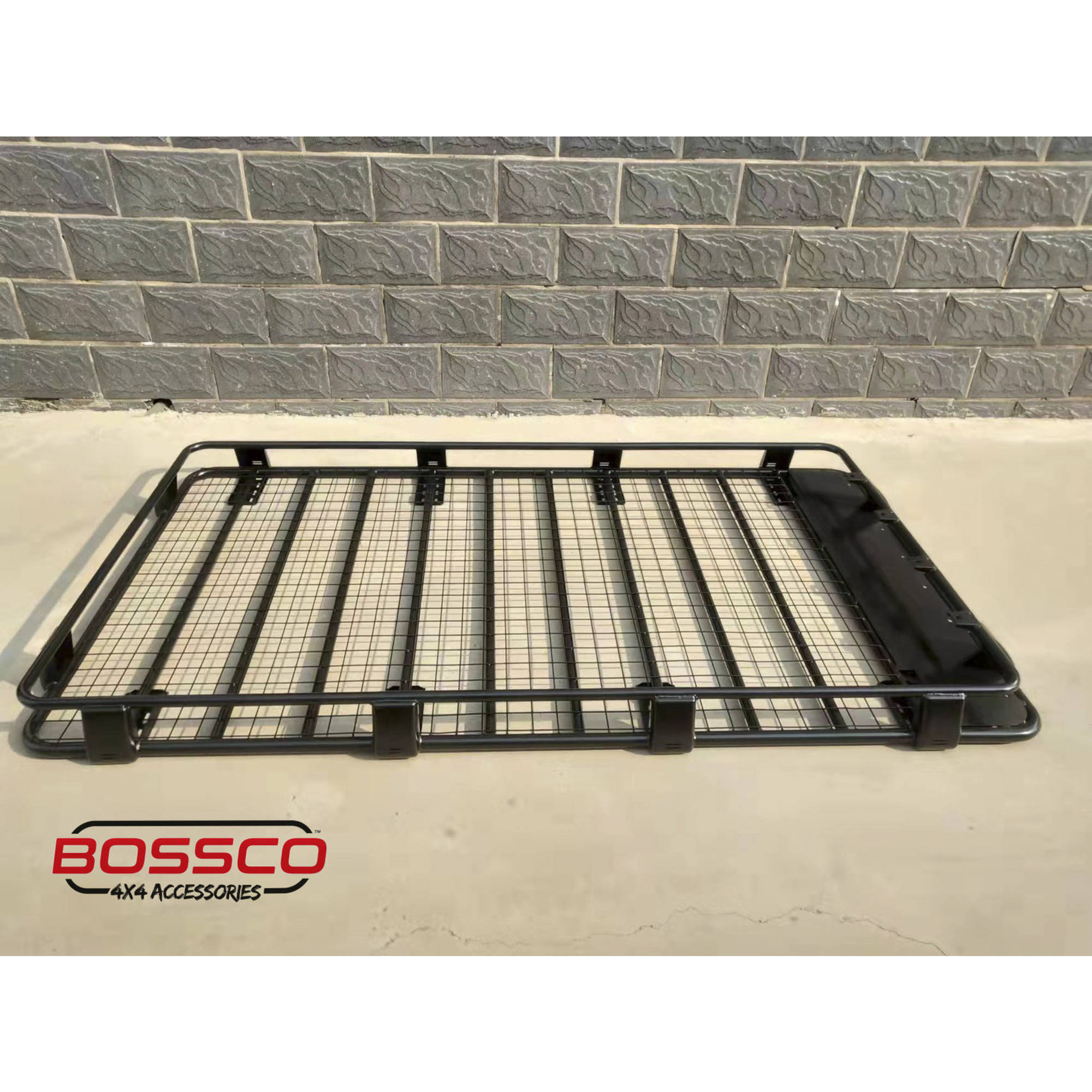 Black Aluminum Roof Basket Platform Rack - Full Fenders