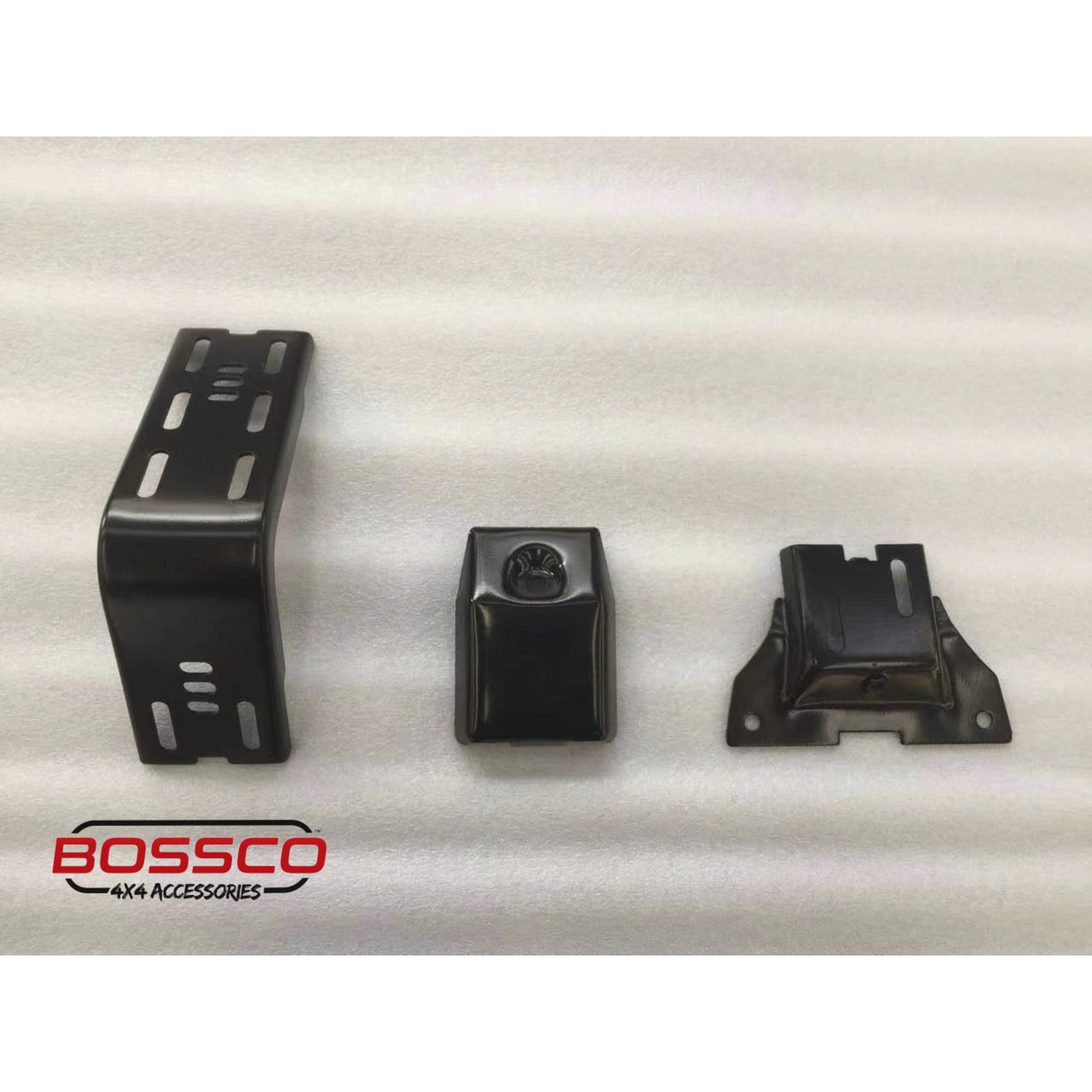 Black Aluminum Tradesman Roof Basket Tray Rack - Side Fenders