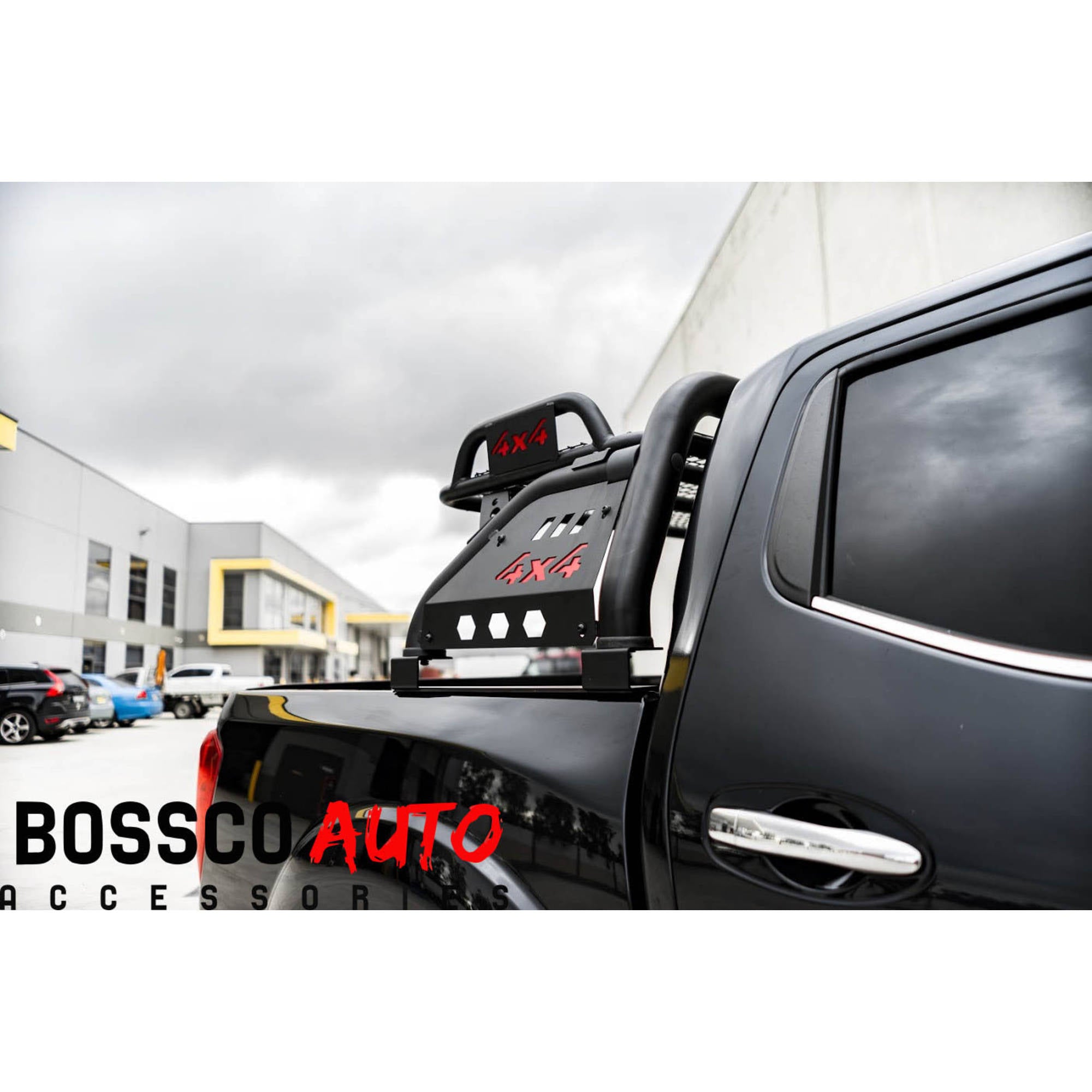 Tonneau Cover-Compatible Loaded Sports Bar with Roof Basket For Nissan Navara NP300