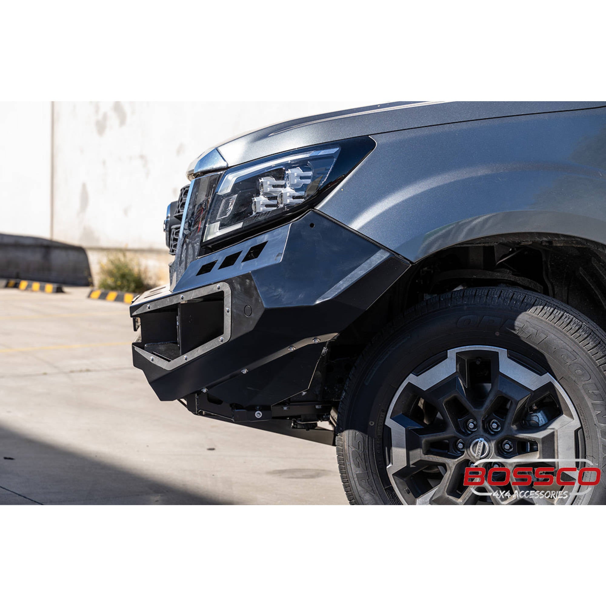 Monster No Loop Full Bumper Replacement Bull Bar Bullbar Suitable For Nissan Navara NP300 D23 2021-2025
