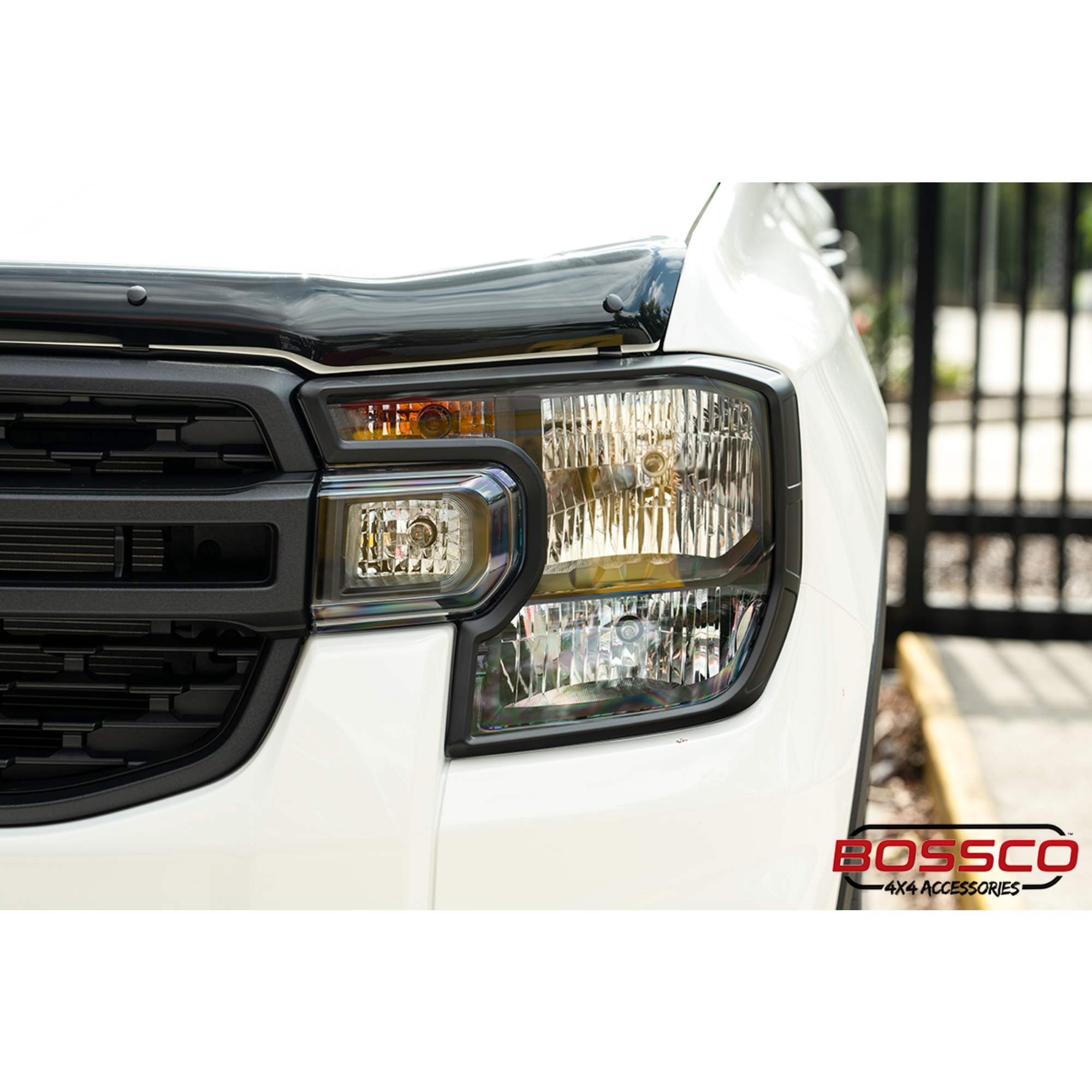 Front Black Headlight Head Light Trim Covers Suitable For NEXT GEN Ford Ranger XL XLS 2022-2025