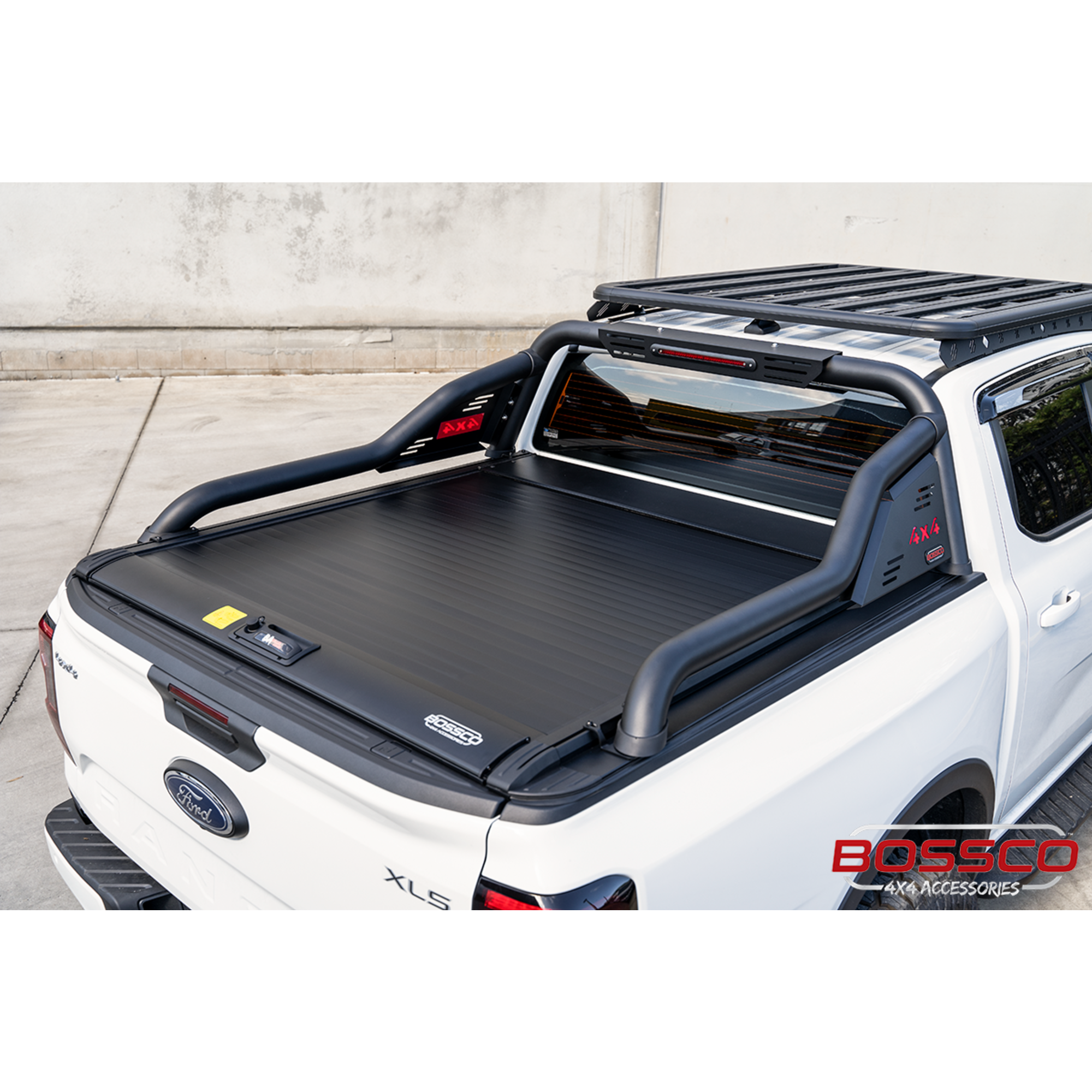 Black Manual Roller Shutter Suitable For NEXT GEN Ford Ranger 2022-2025