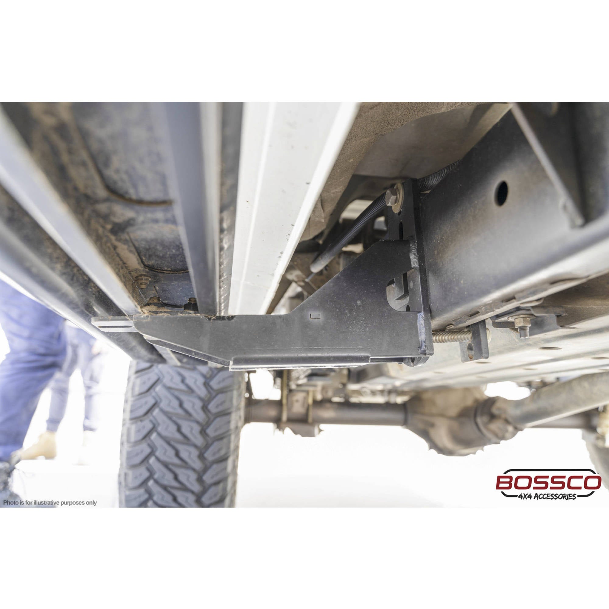 Chassis-Mounted Heavy Duty Side Steps & Brush Bars Suitable for VW AMAROK 2009-2022 - TEST FIT REQUIRED!