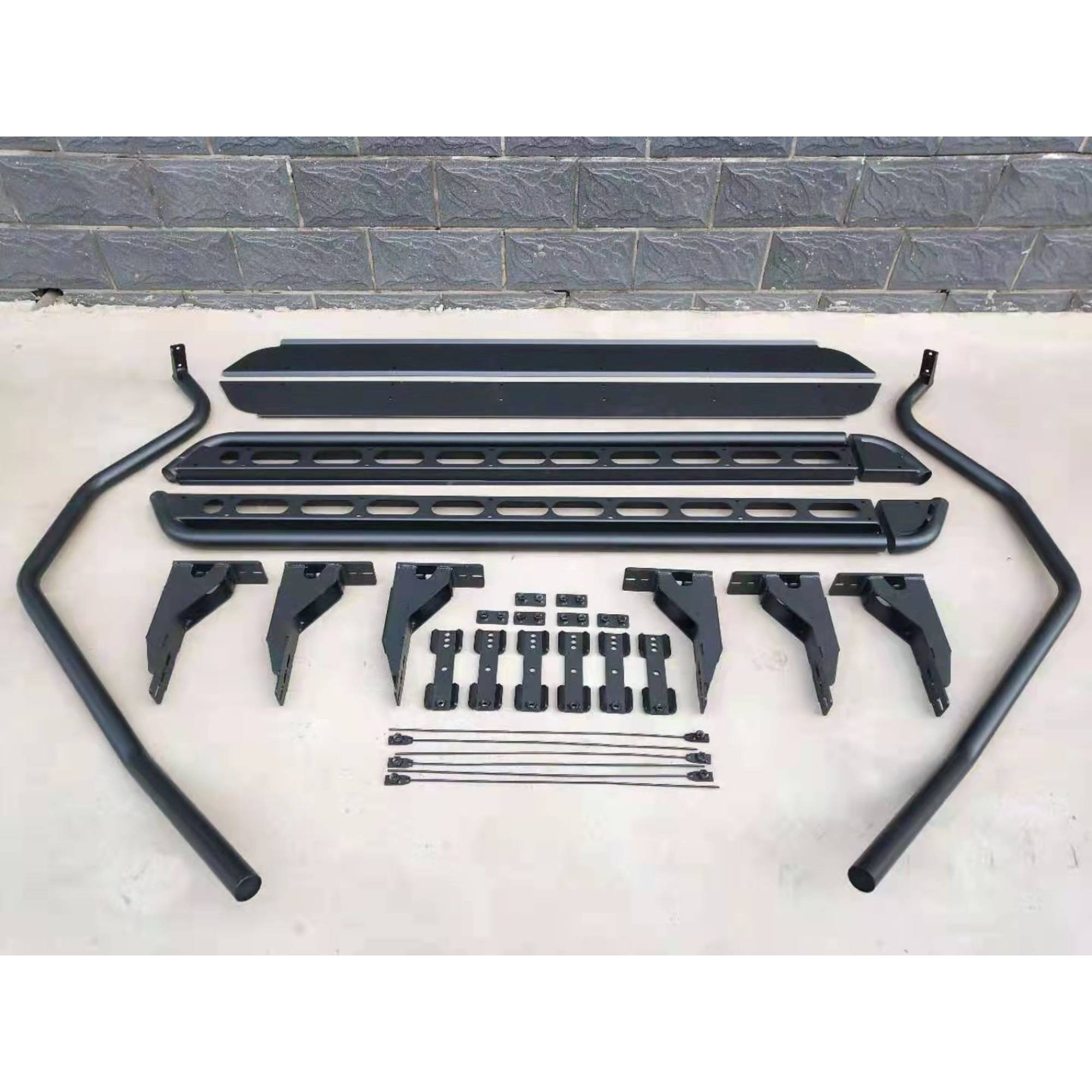 Chassis-Mounted Heavy Duty Side Steps & Brush Bars Suitable for VW AMAROK 2009-2022 - TEST FIT REQUIRED!