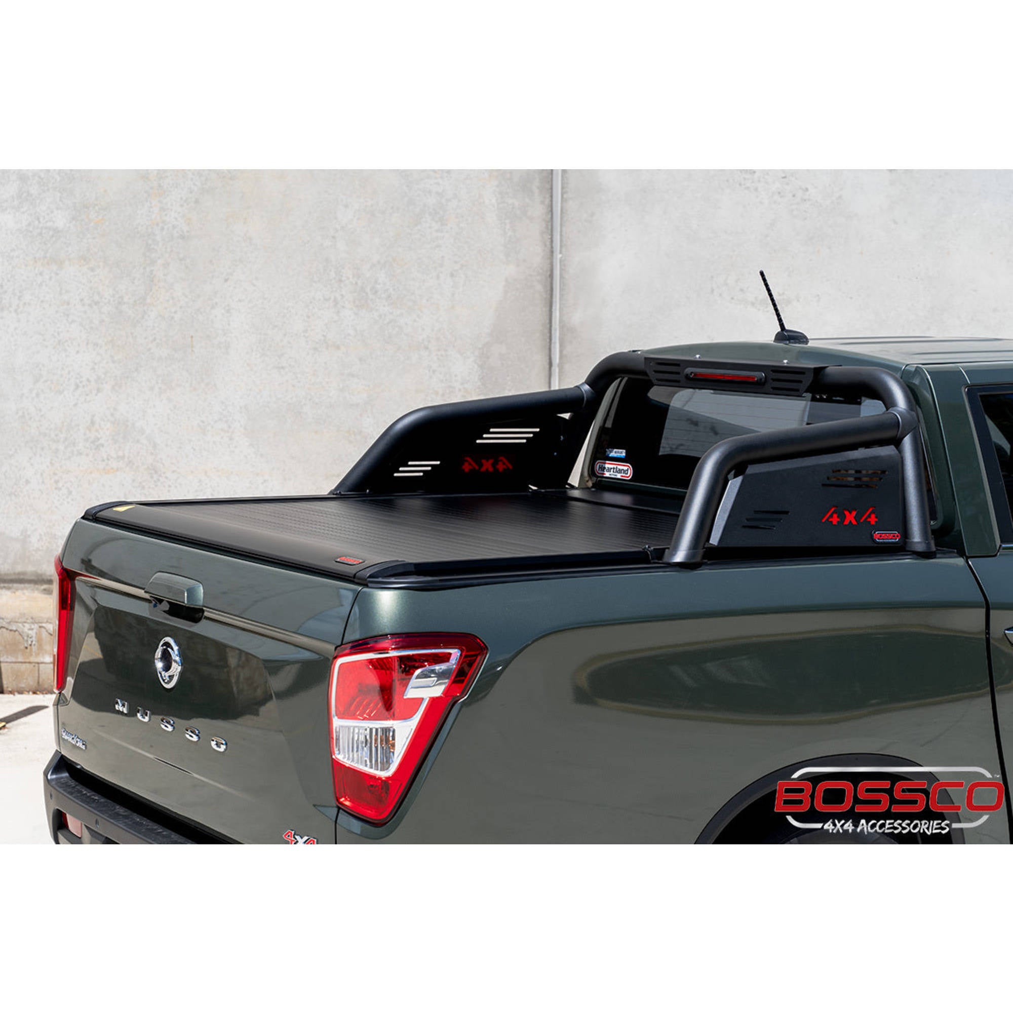 Black Steel Short Sports Bar Suitable With BA Roller Shutters