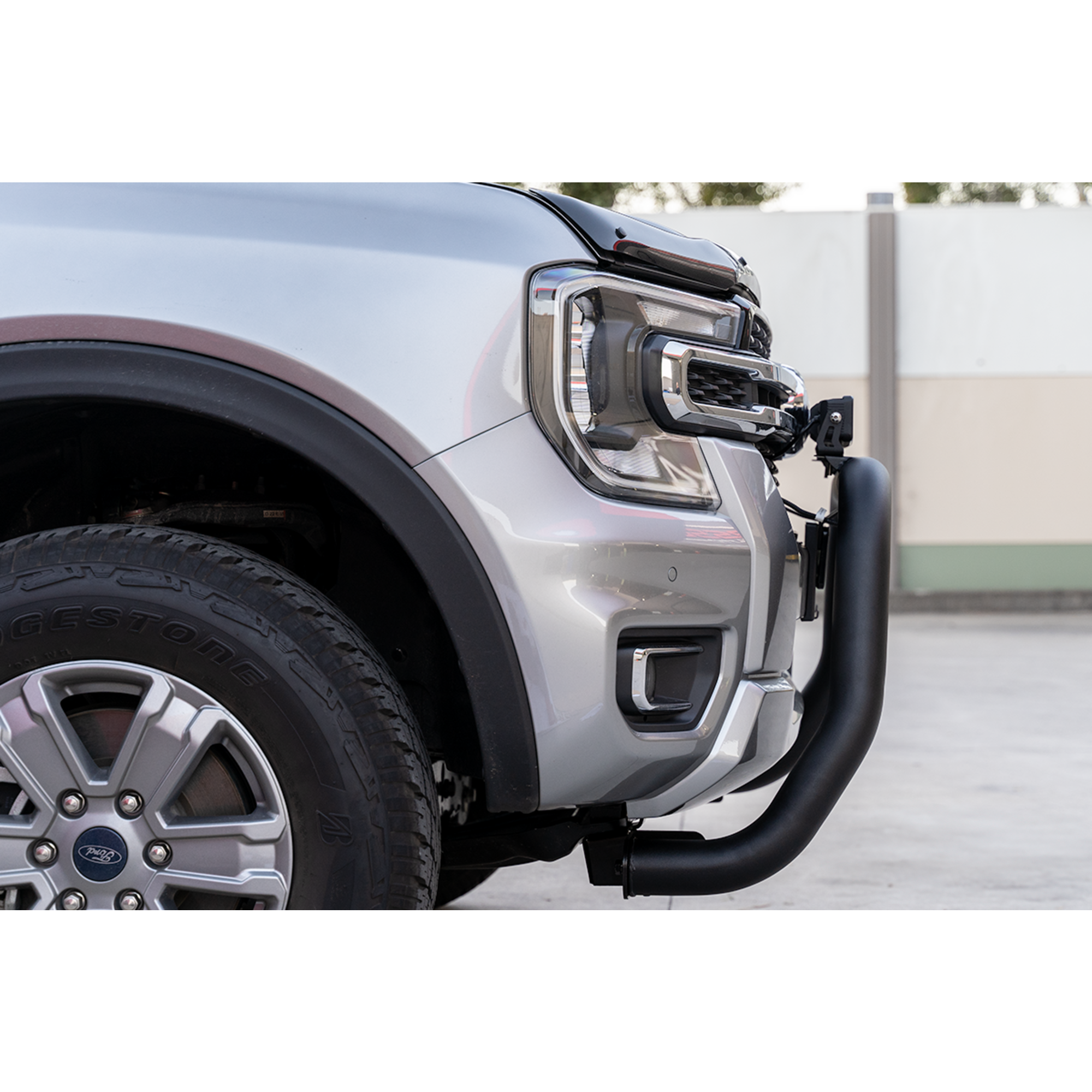 Sensor Compatible Black Nudge Bar Suitable For NEXT GEN Ford Ranger 2022-2025