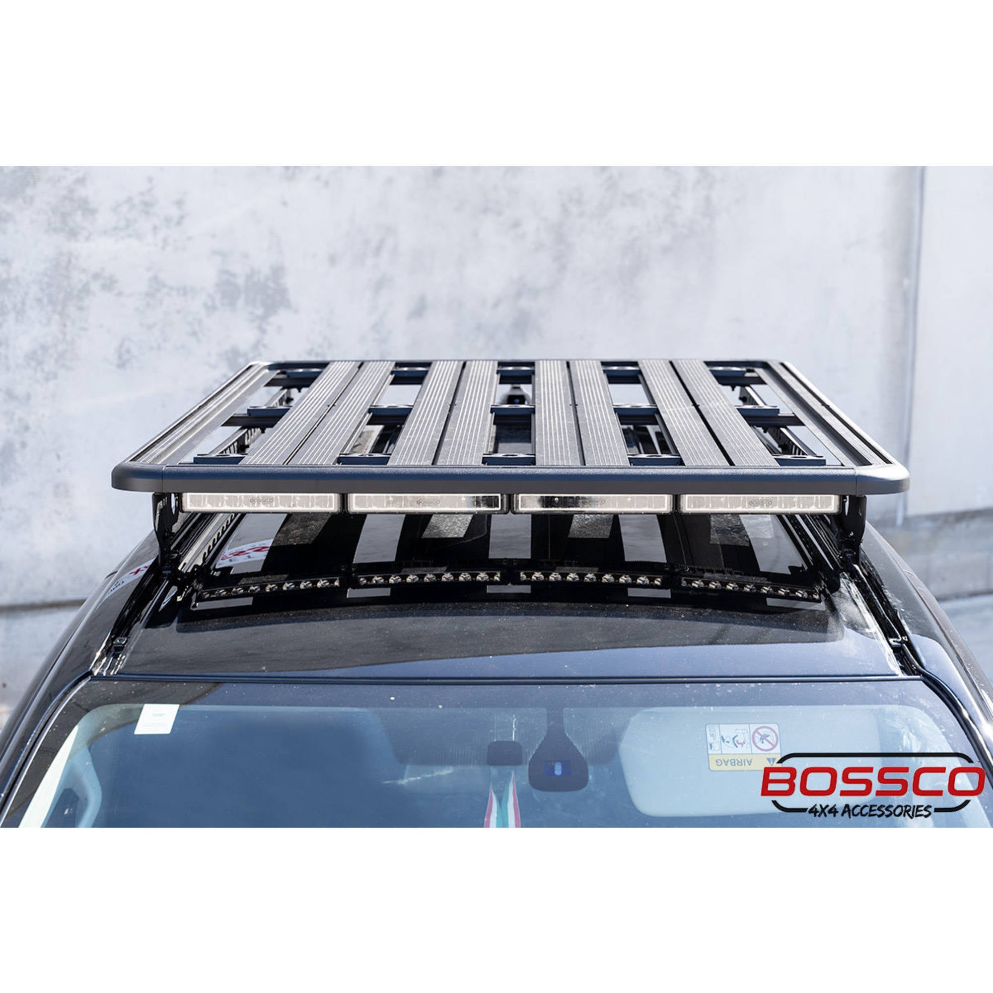 1.8m Aluminium Flat Roof Platform With Backbone Brackets Suitable For Mitsubishi Pajero Sport 2015-2025