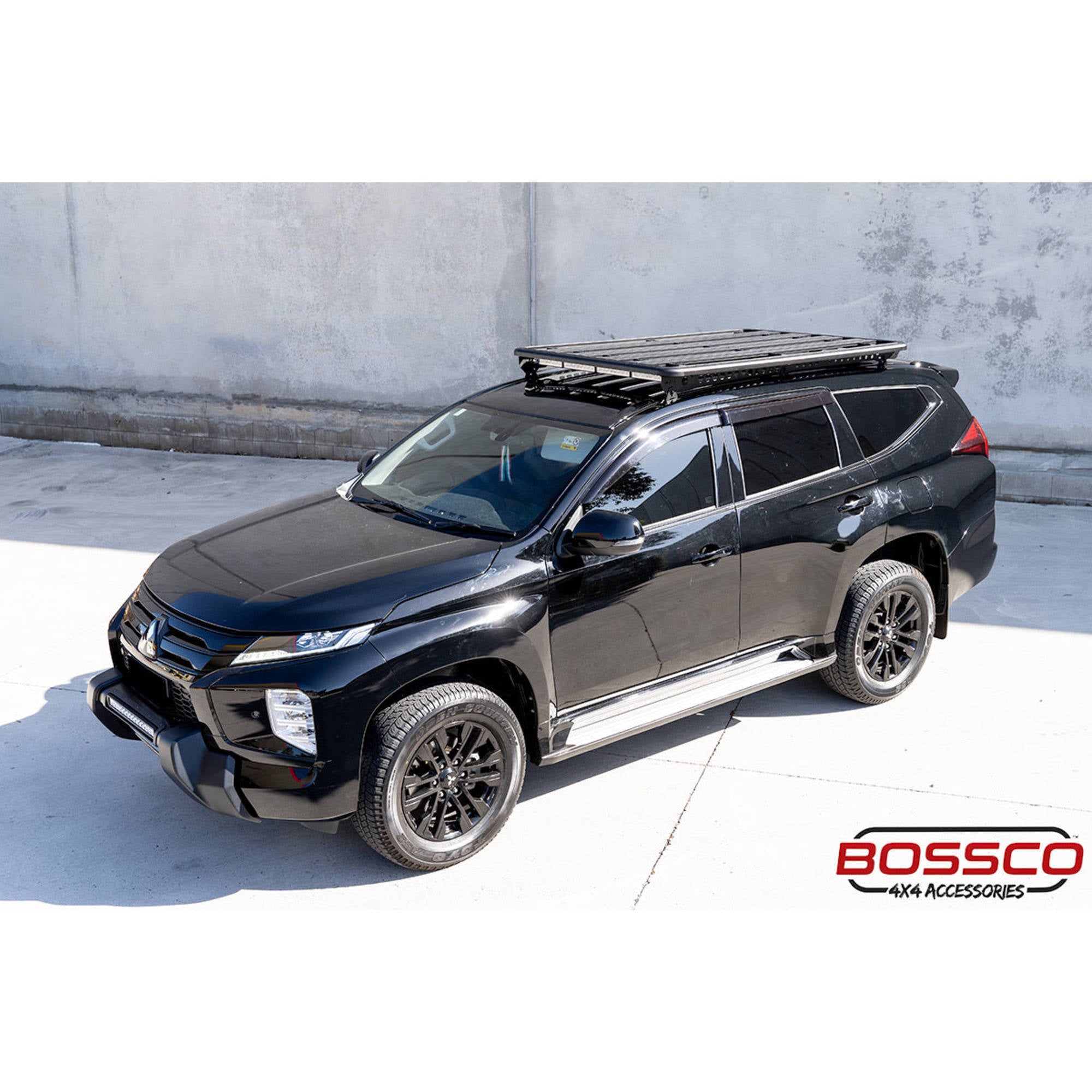 1.8m Aluminium Flat Roof Platform With Backbone Brackets Suitable For Mitsubishi Pajero Sport 2015-2025