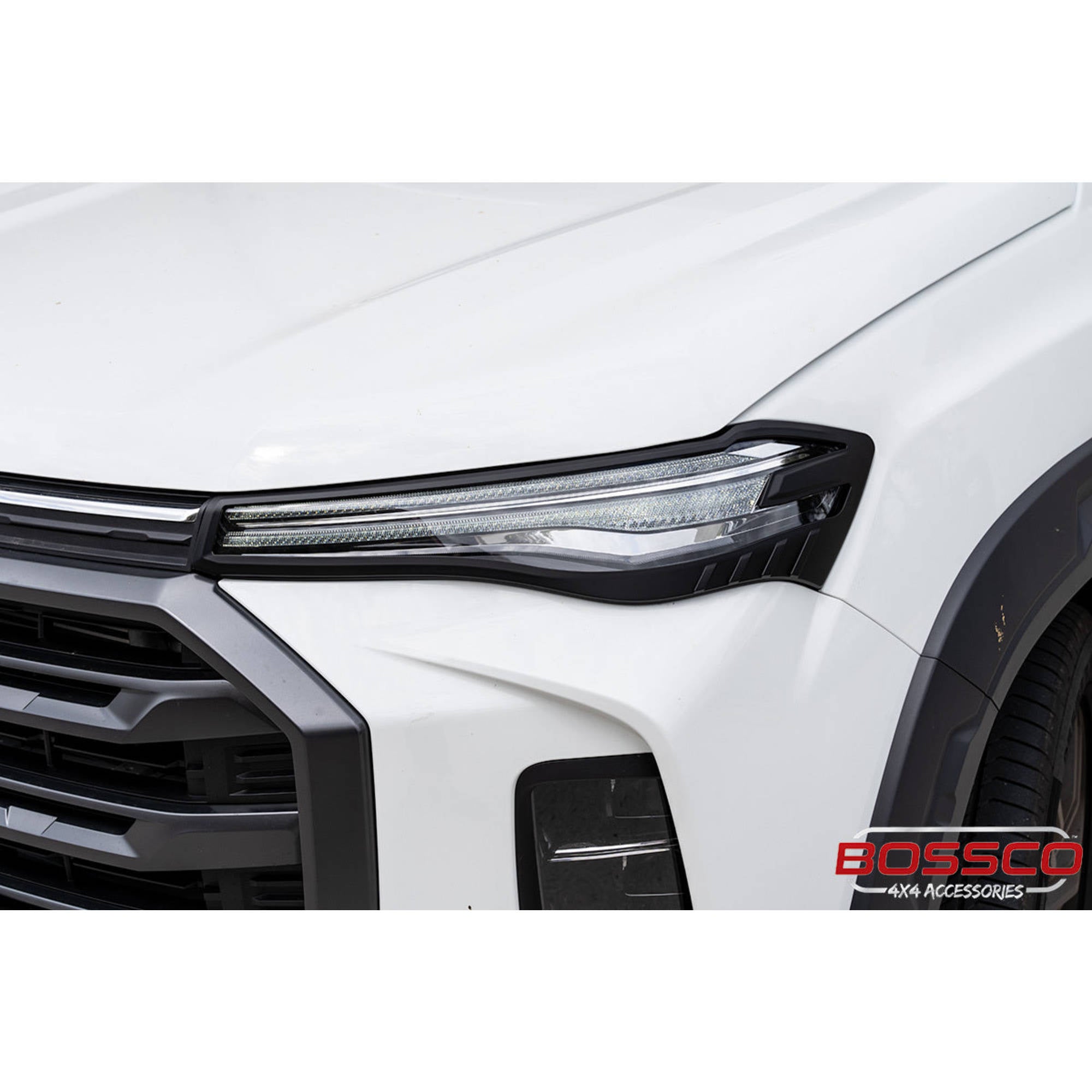 Front Black Headlight Head Light Trim Covers Suitable For LDV T60 Max 2021-2025
