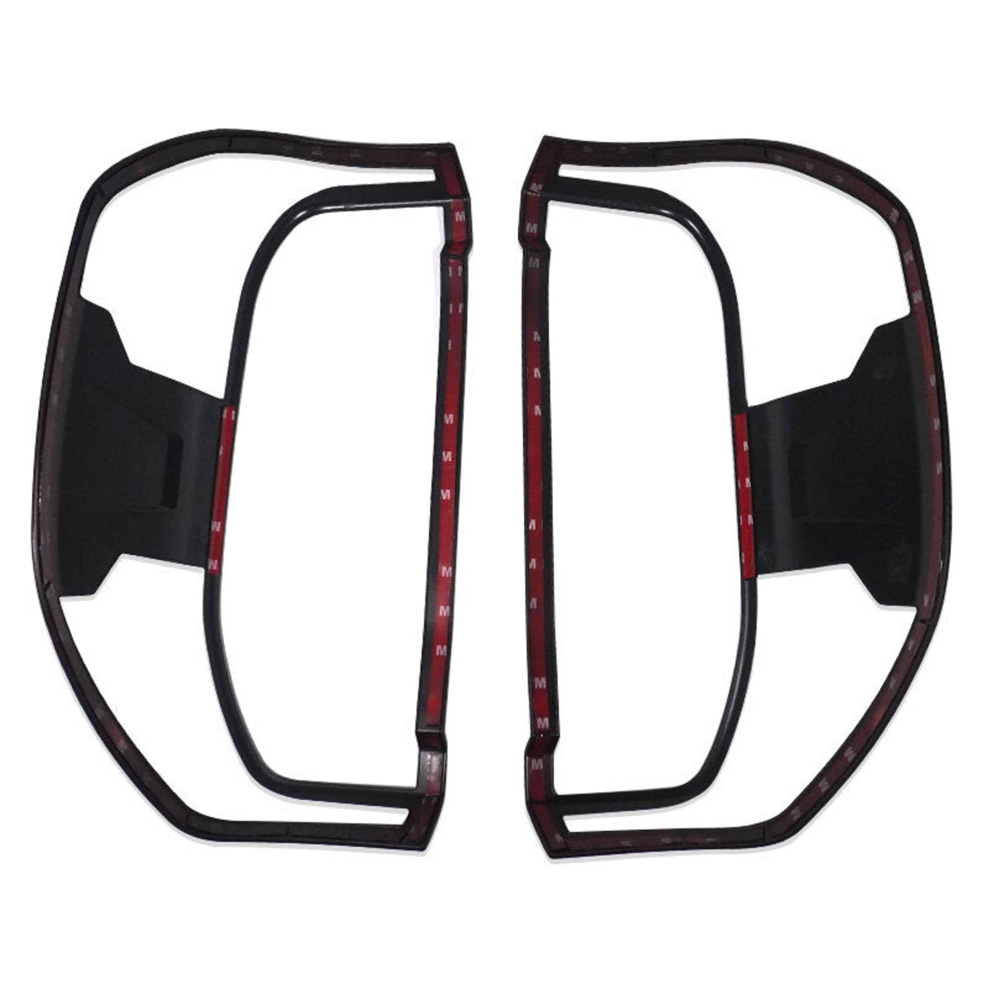 Matte Black Rear Tail Light Trim Covers Suitable For LDV T60 Max 2021-2025