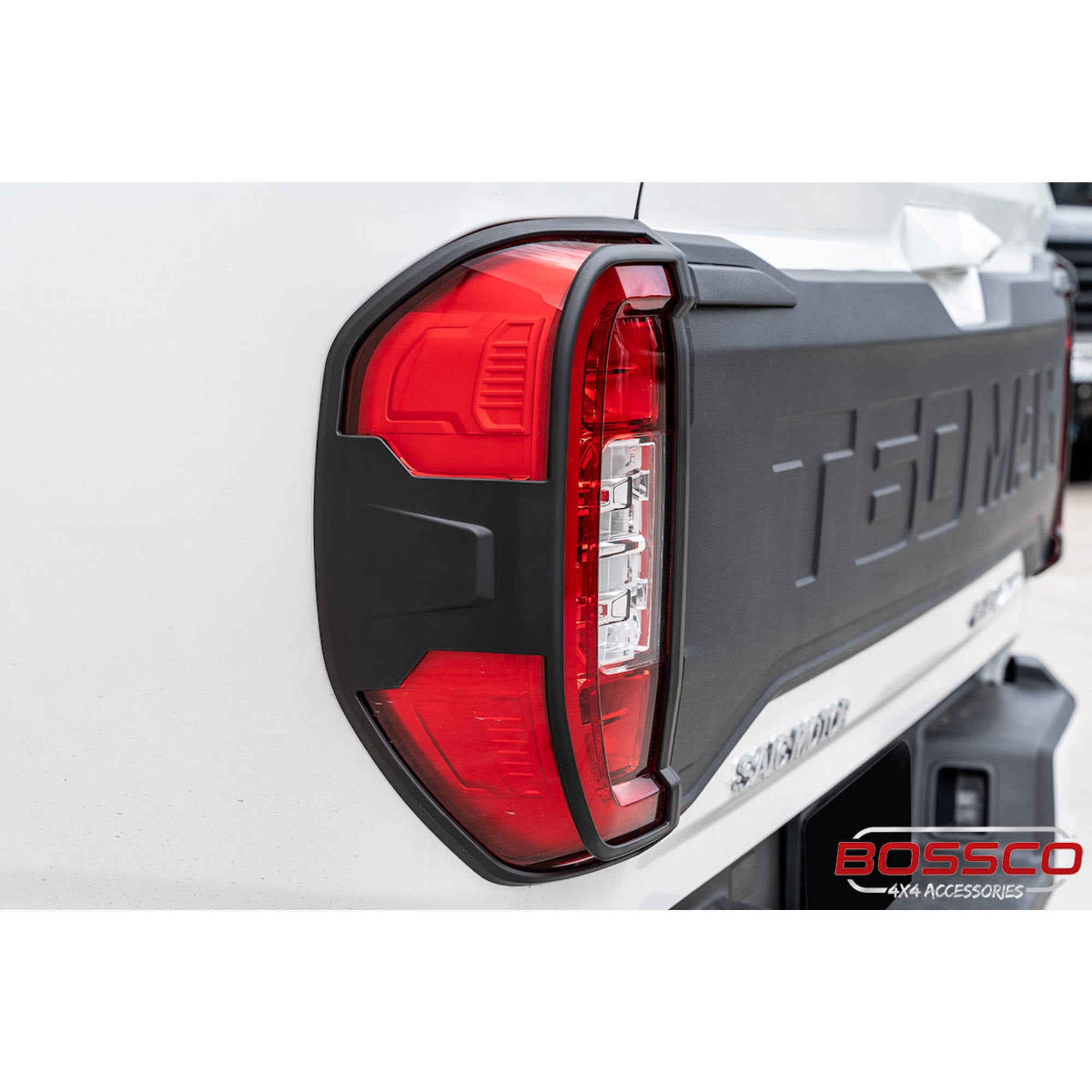 Matte Black Rear Tail Light Trim Covers Suitable For LDV T60 Max 2021-2025
