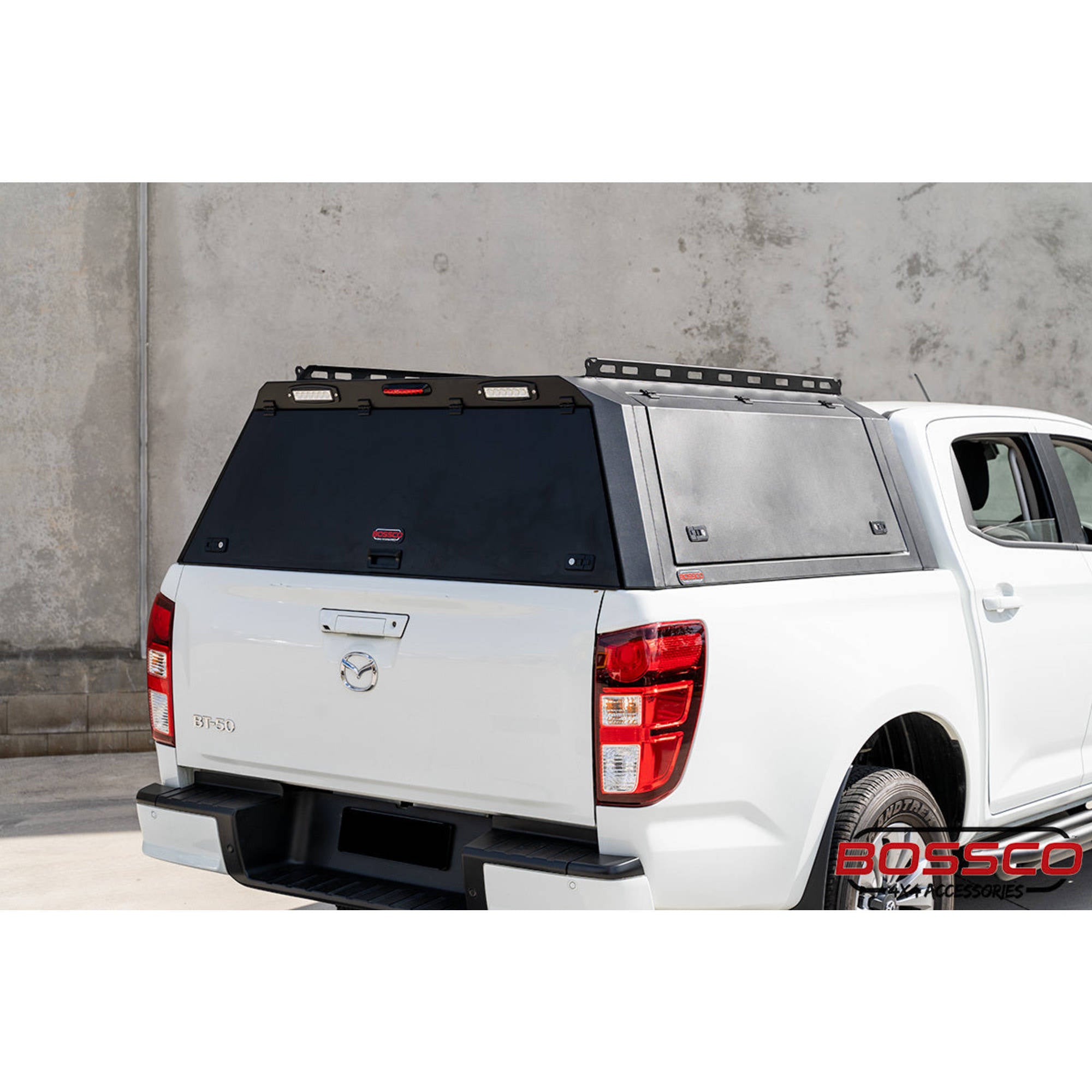 BCX-R Black Aluminium Tub Canopy for Mazda BT-50 BT50 TF 2020-2025