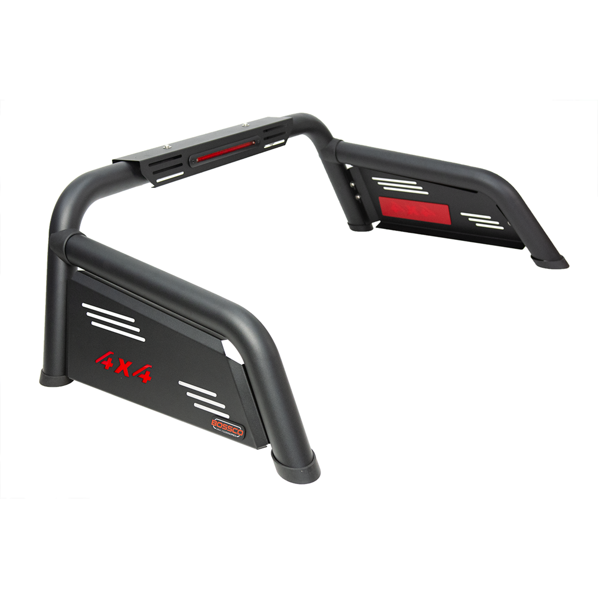 Black Steel Short Sports Bar Suitable With BA Roller Shutters - For Large American Utes