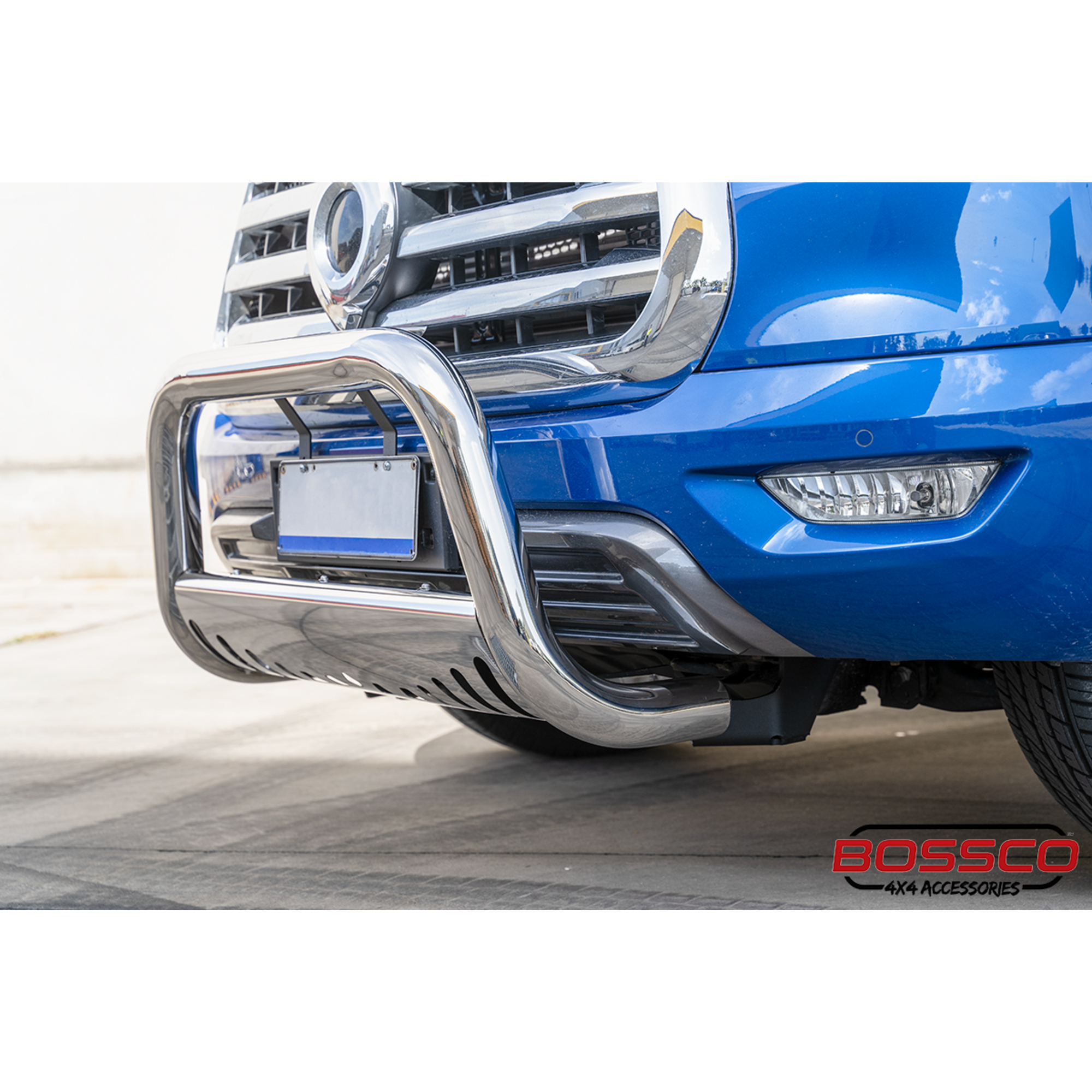 Stainless Steel Low Nudge Bar with Skid Plate suitable for GWM Great Wall Cannon 09/2020 to 04/2022 - CLEARANCE