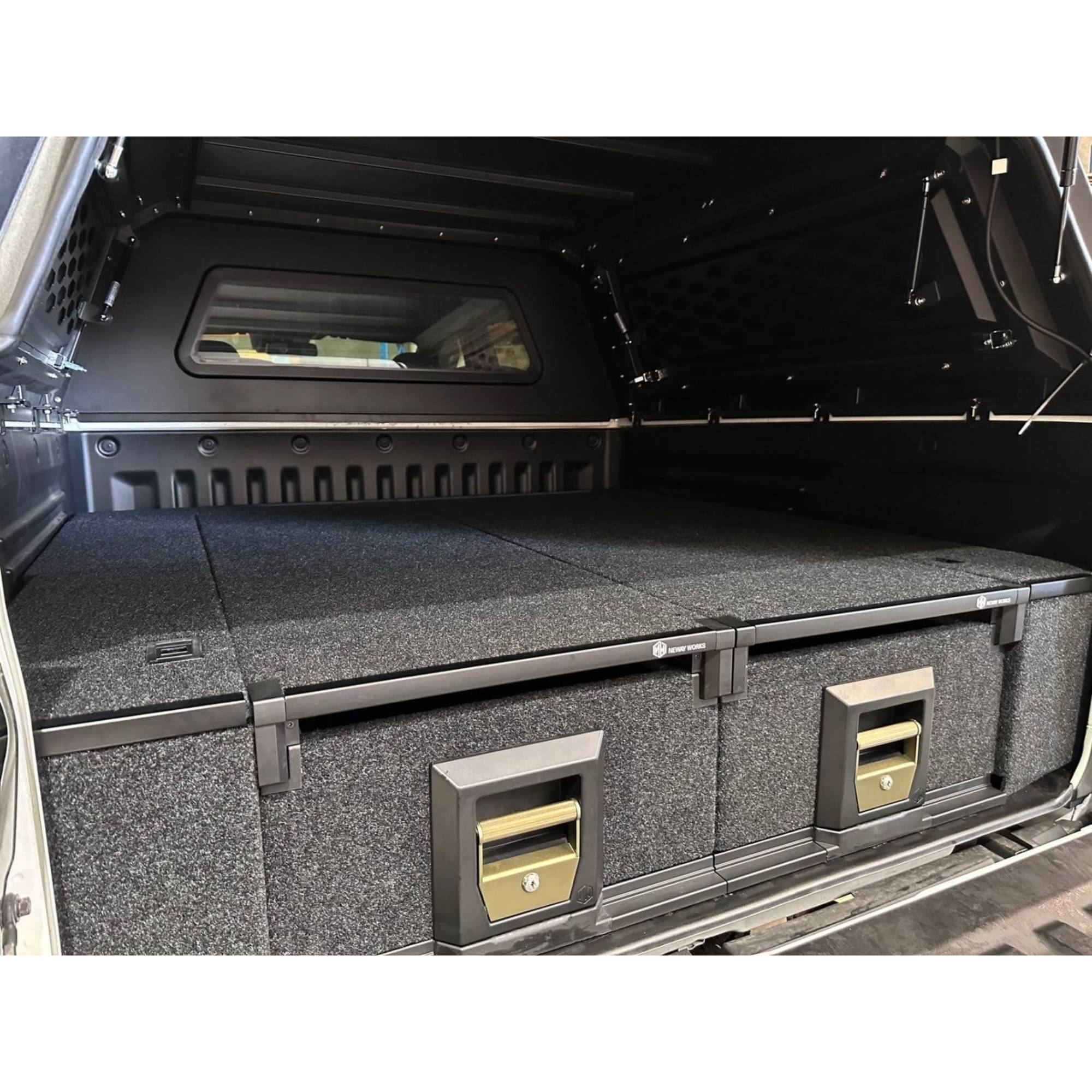 Dual Drawer Ute Tub Drawer System for SsangYong Musso XLV 2018-2024