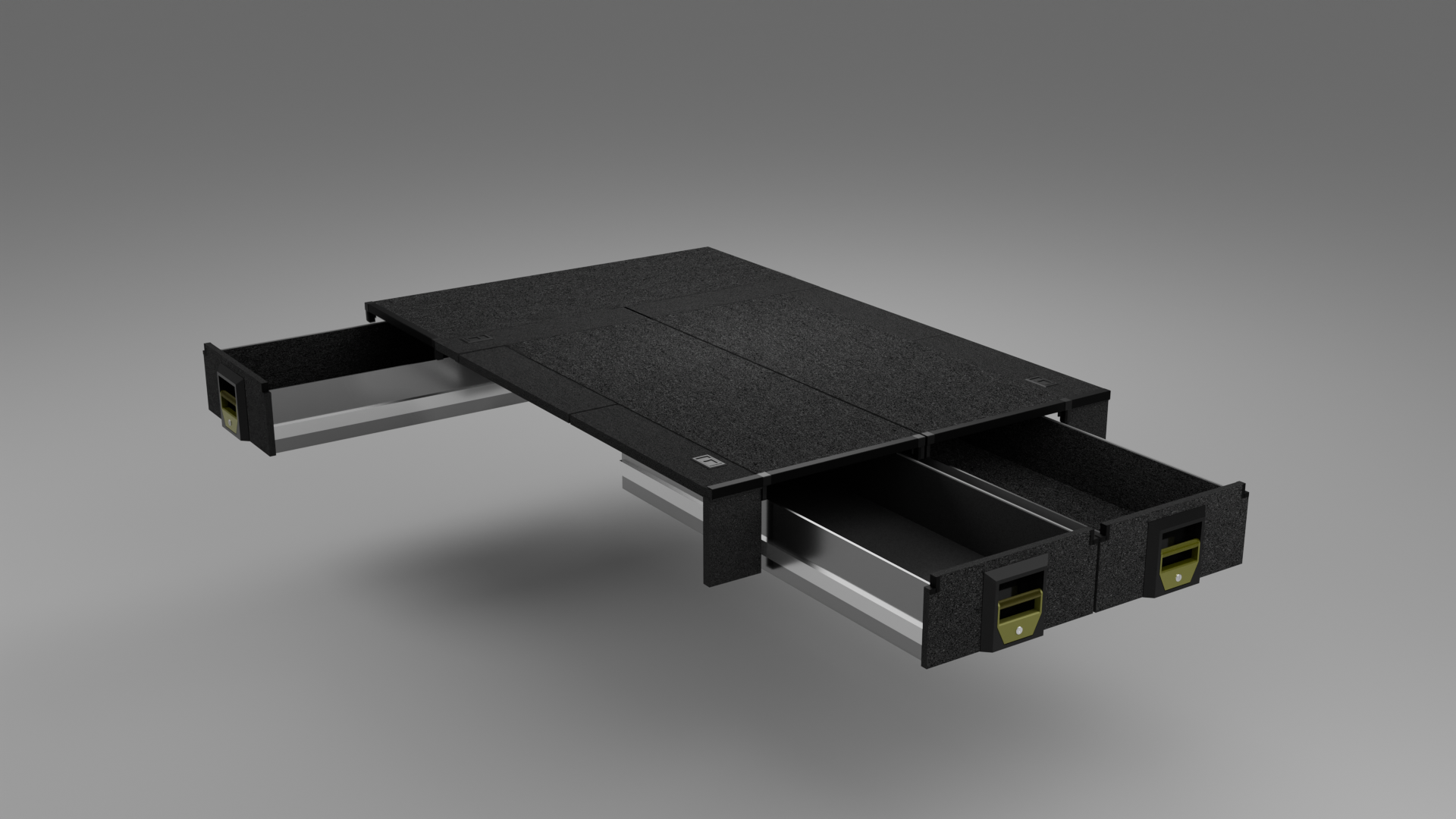 Van Drawer System | Bossco 4x4 Drawers - For Toyota Hiace 2019 ...
