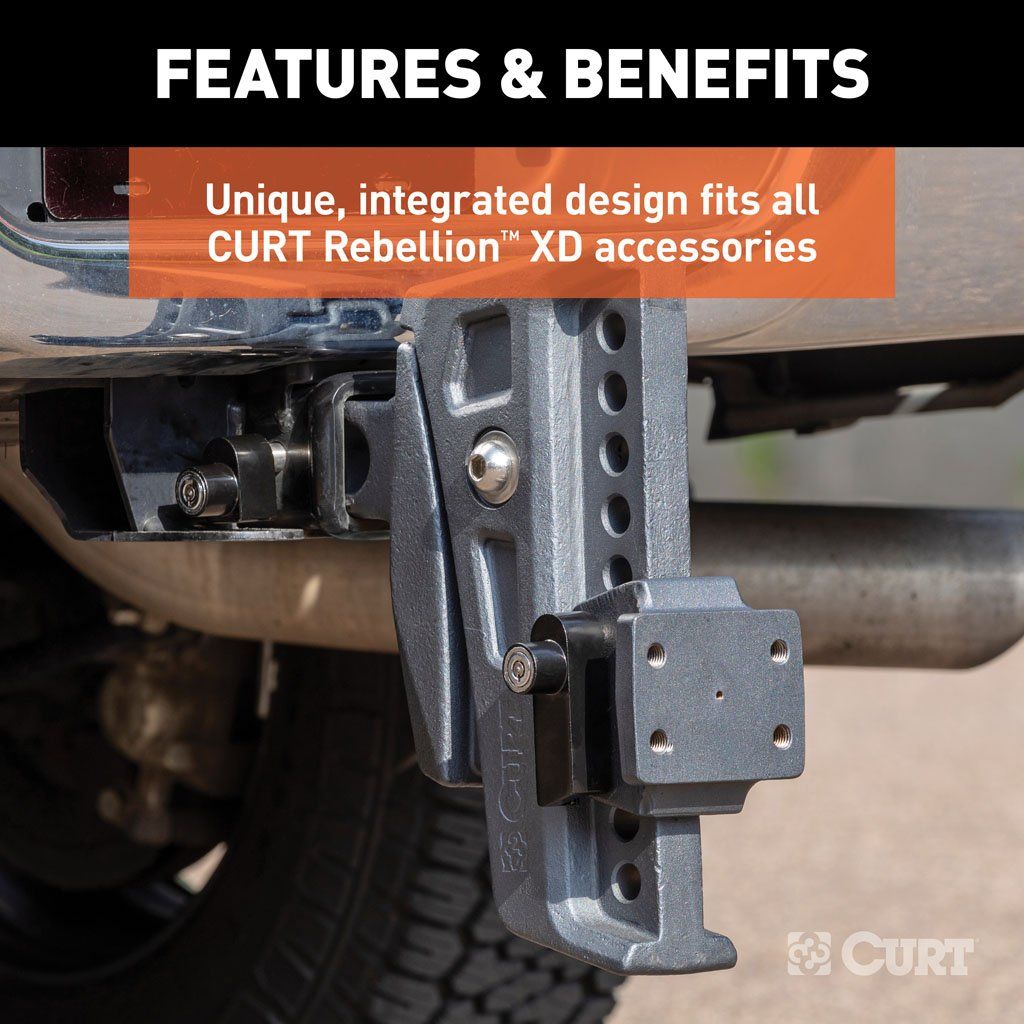 CURT Rebellion XD Tongue And Hitch Lock Set