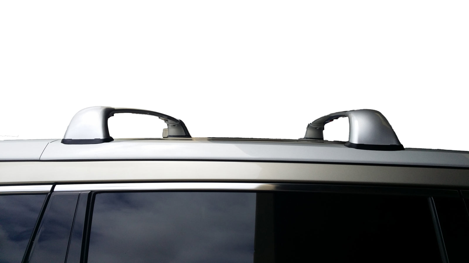 Silver Aluminium Aero Cross Roof Racks Suitable For Toyota Kluger 2014-2019