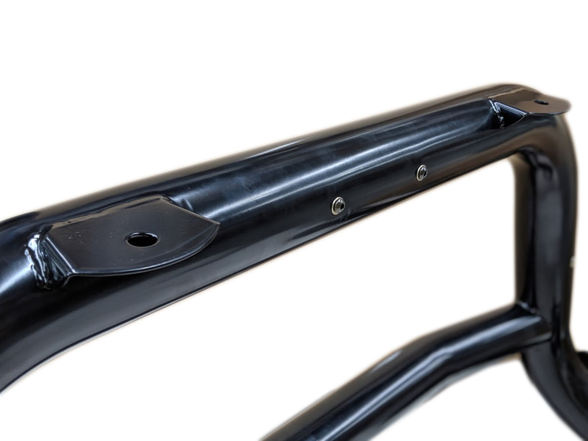 BLACK LOW Nudge Bumper Bar suitable for Ford Ranger PX MKII 2015-2018