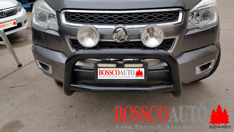 BLACK Nudge Bar suitable for Holden Colorado 7 2012-2018
