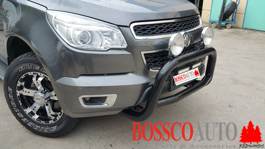 BLACK Nudge Bar suitable for Holden Colorado 7 2012-2018