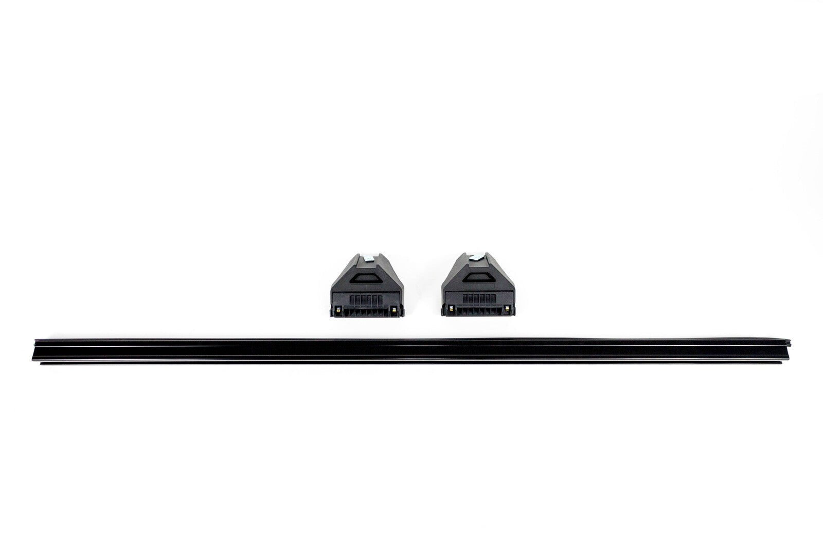 4"x58" (1480mm) Black Heavy Duty Square H Roof Rack (2 bars)