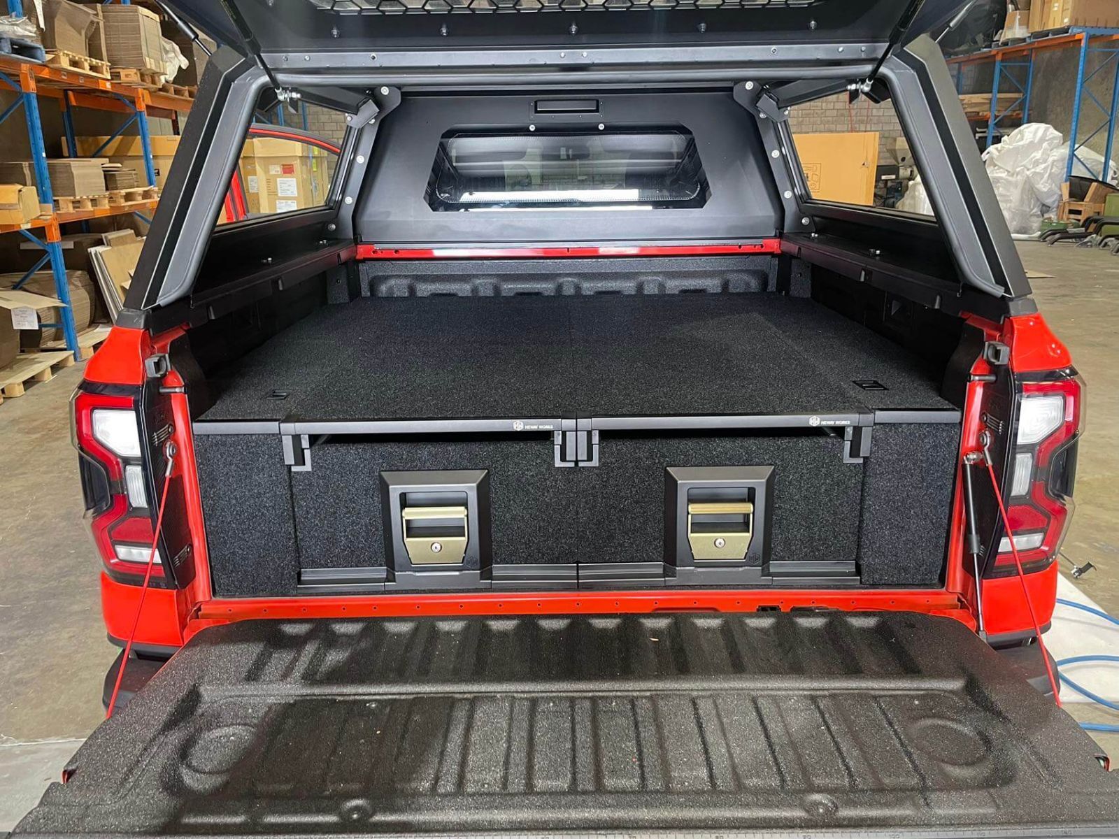 Dual Drawer Ute Tub Drawer System for Ford Ranger PX 2012 - 2022