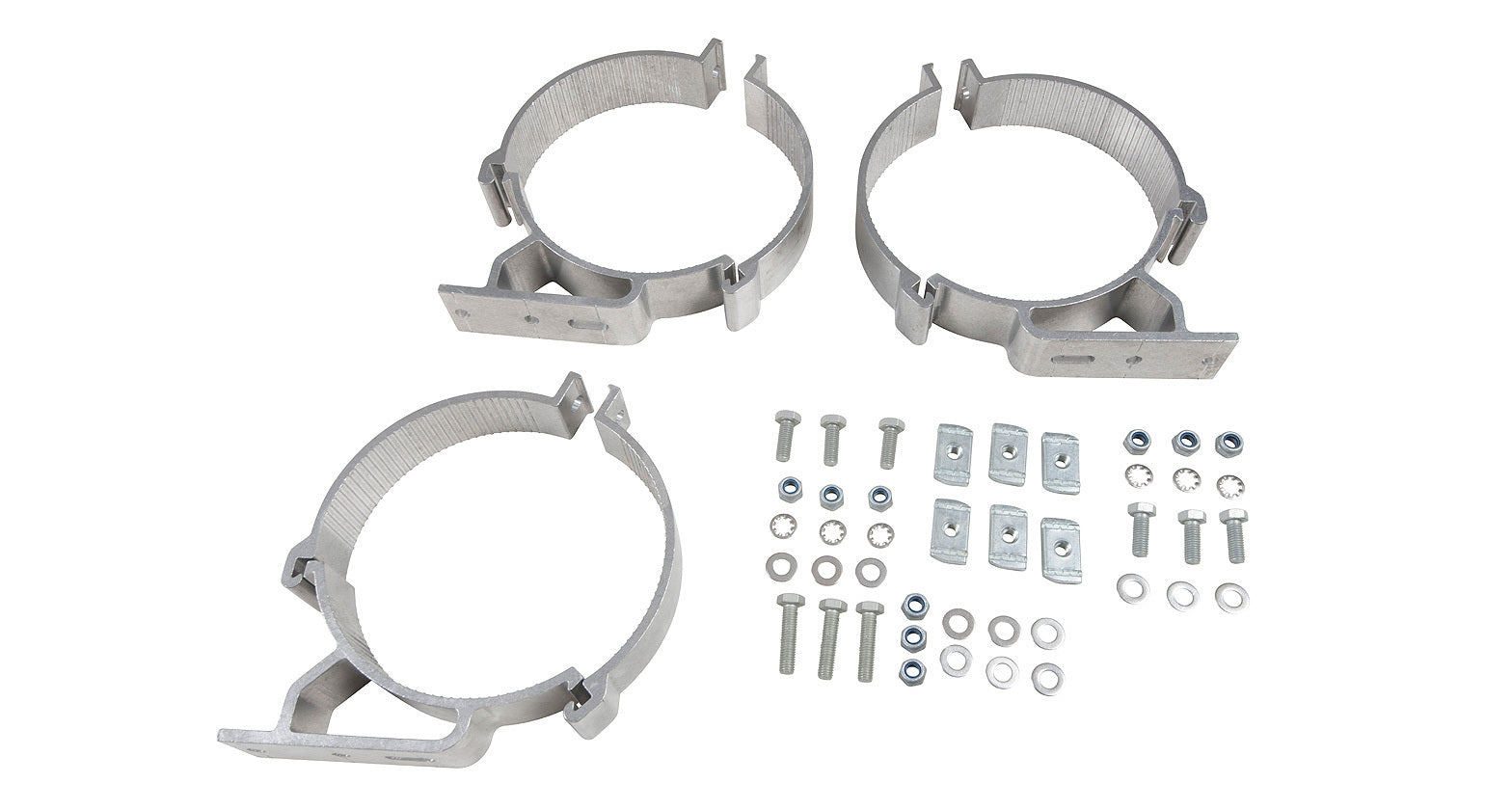 RHINO RACK MULTI FIT PIPE CONDUIT CLAMP 150MM - SET OF 3