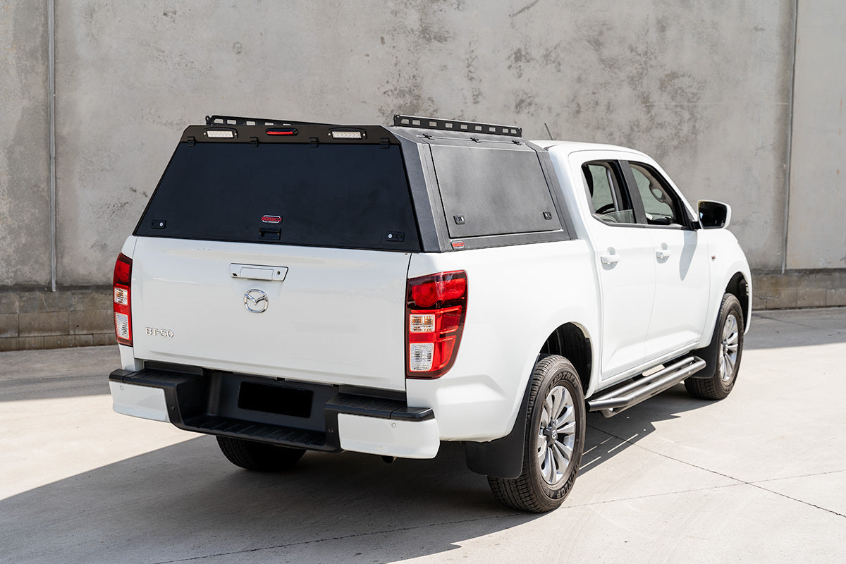 BCX-R Black Aluminium Tub Canopy for Mazda BT-50 BT50 TF 2020-2024                     
