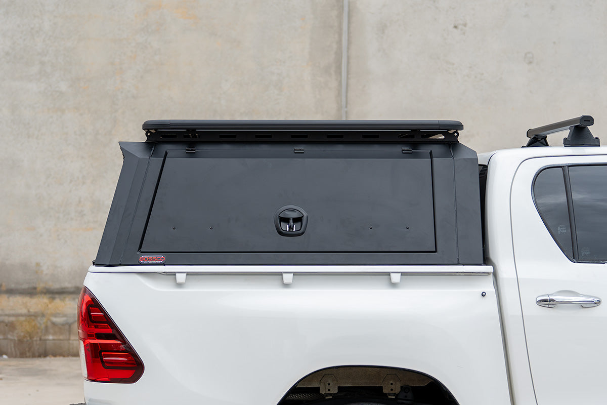 BCX-R Black Aluminium Tub Canopy for Toyota Hilux N80 SR | Workmate J Deck 2015-2024