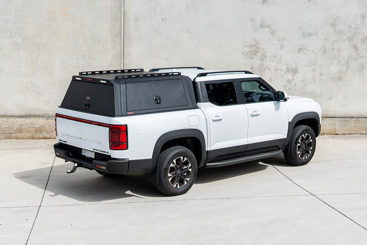 BCX-R Black Aluminium Tub Canopy for BYD Shark 6 2025+