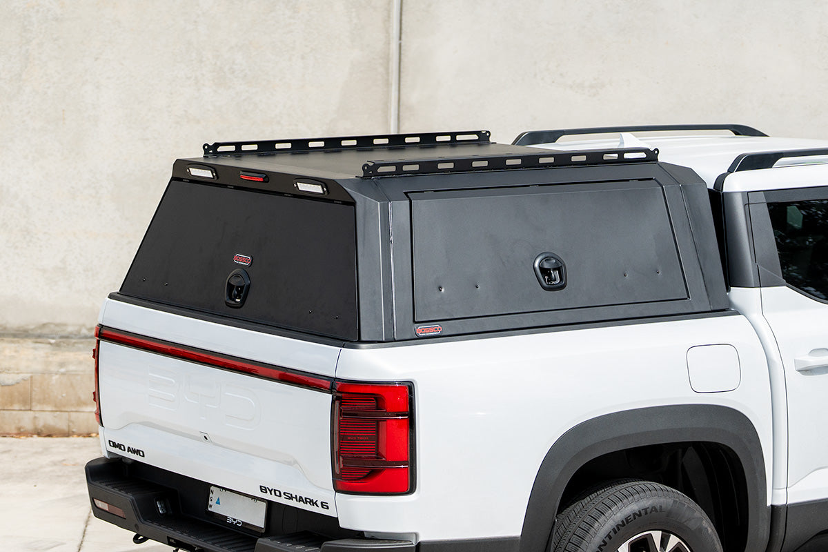 BCX-R Black Aluminium Tub Canopy for BYD Shark 6 2025+