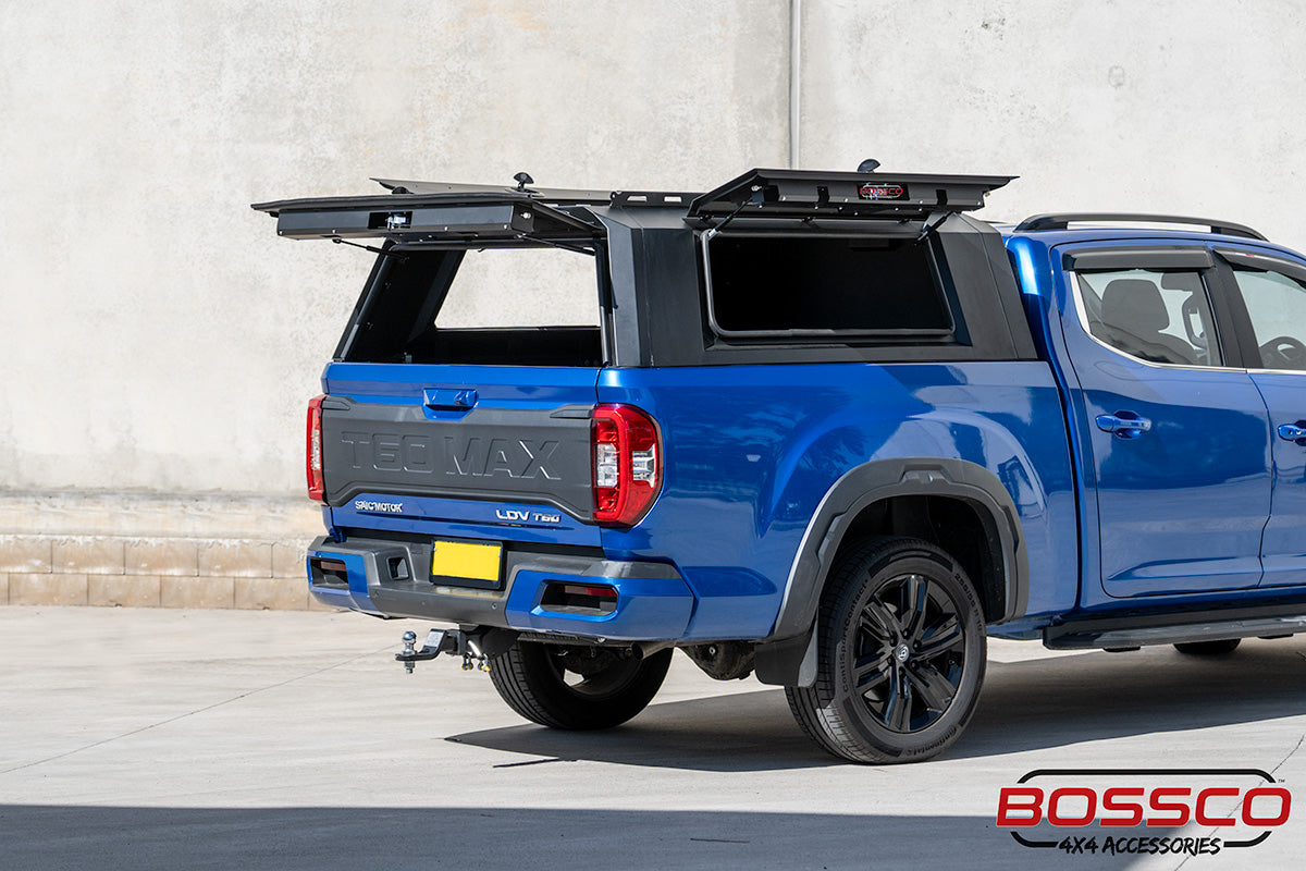 BCX-R Black Aluminium Tub Canopy Suitable For LDV T60 Megatub 2022-2025